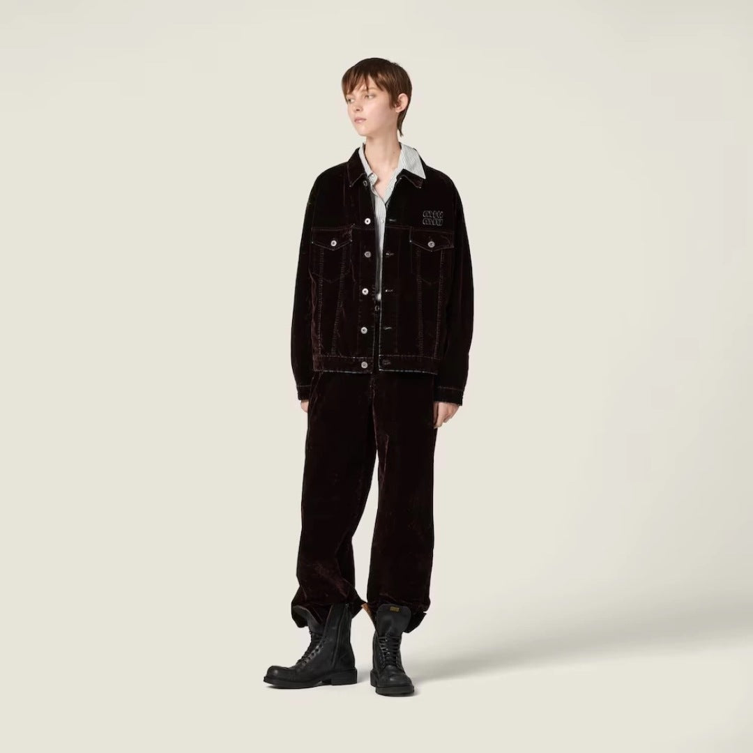 Miu NEW velvet pants