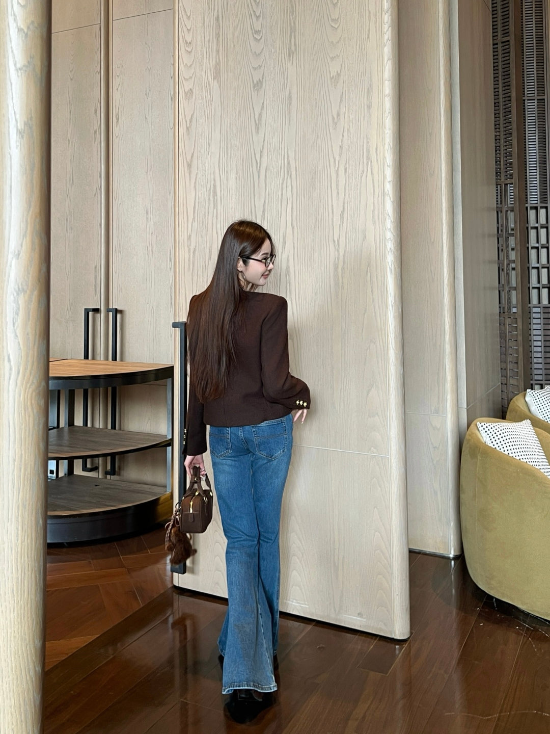 Miu NEW crew neck jacket