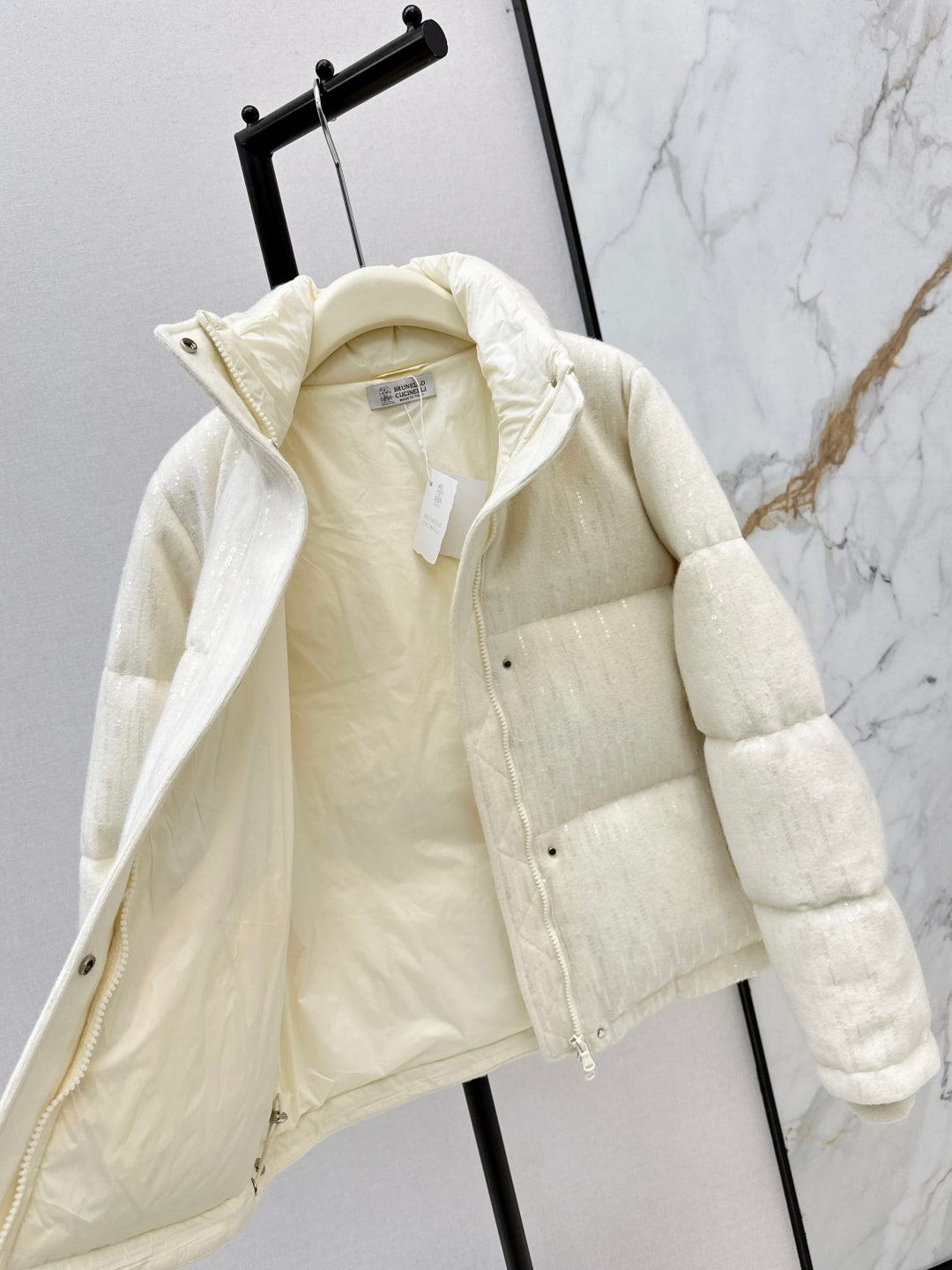 Brun NEW Wool down jacket