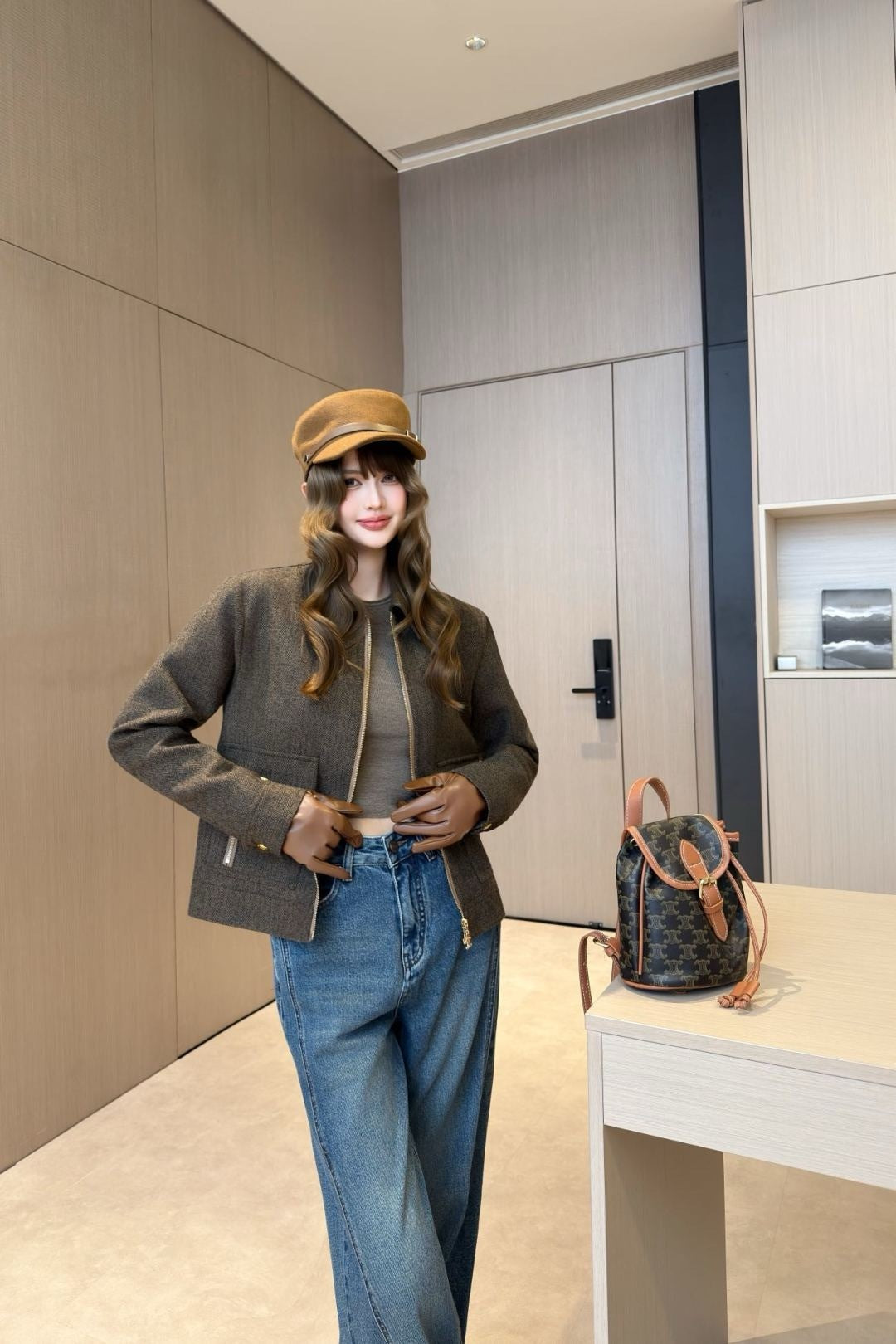 Ce1i NEW lapel jacket