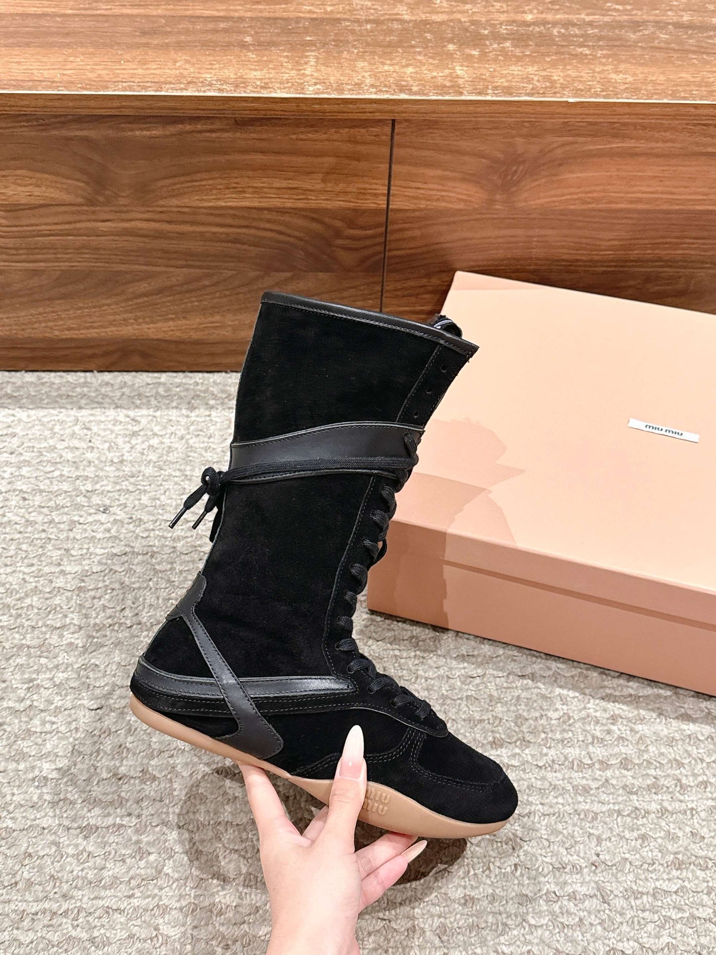 Miu 25fw half boots