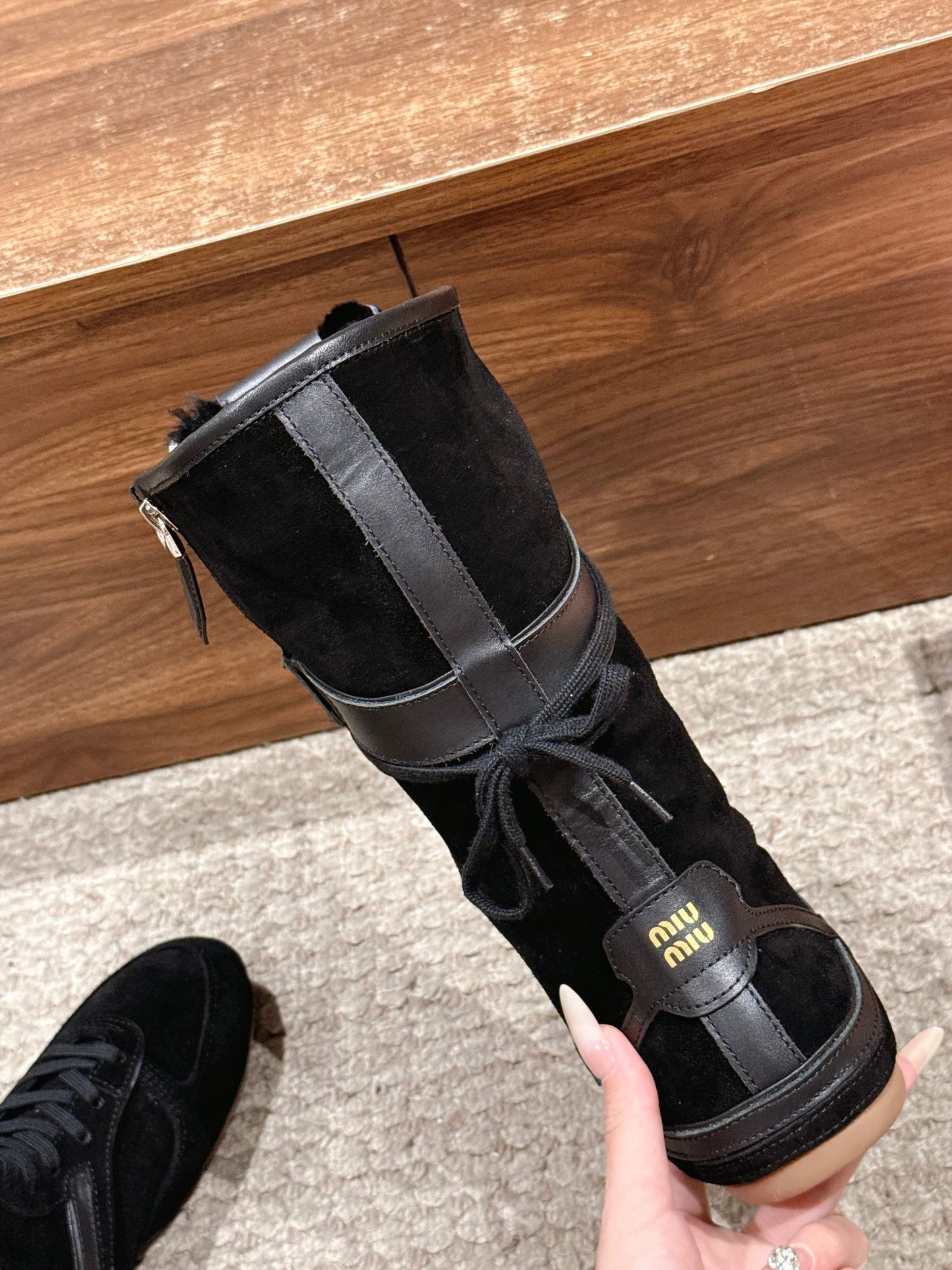 Miu 25fw half boots