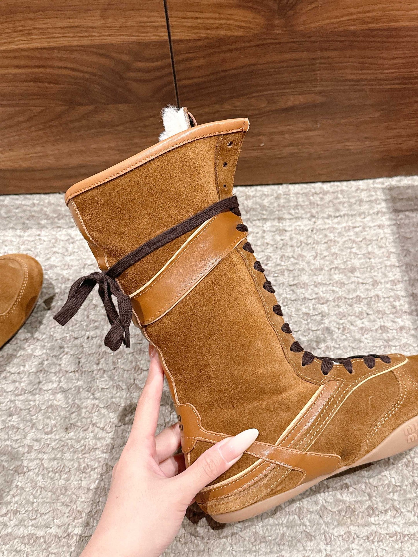 Miu 25fw half boots