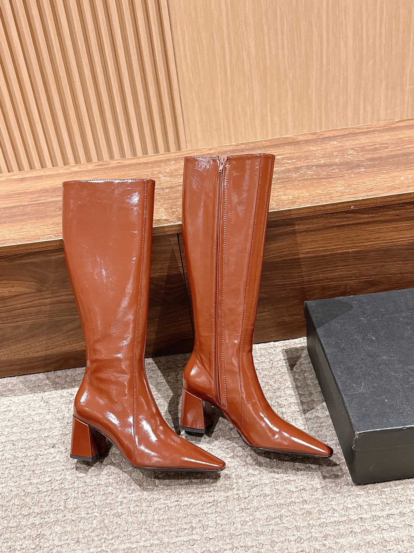 Sain 25fw knee high boots