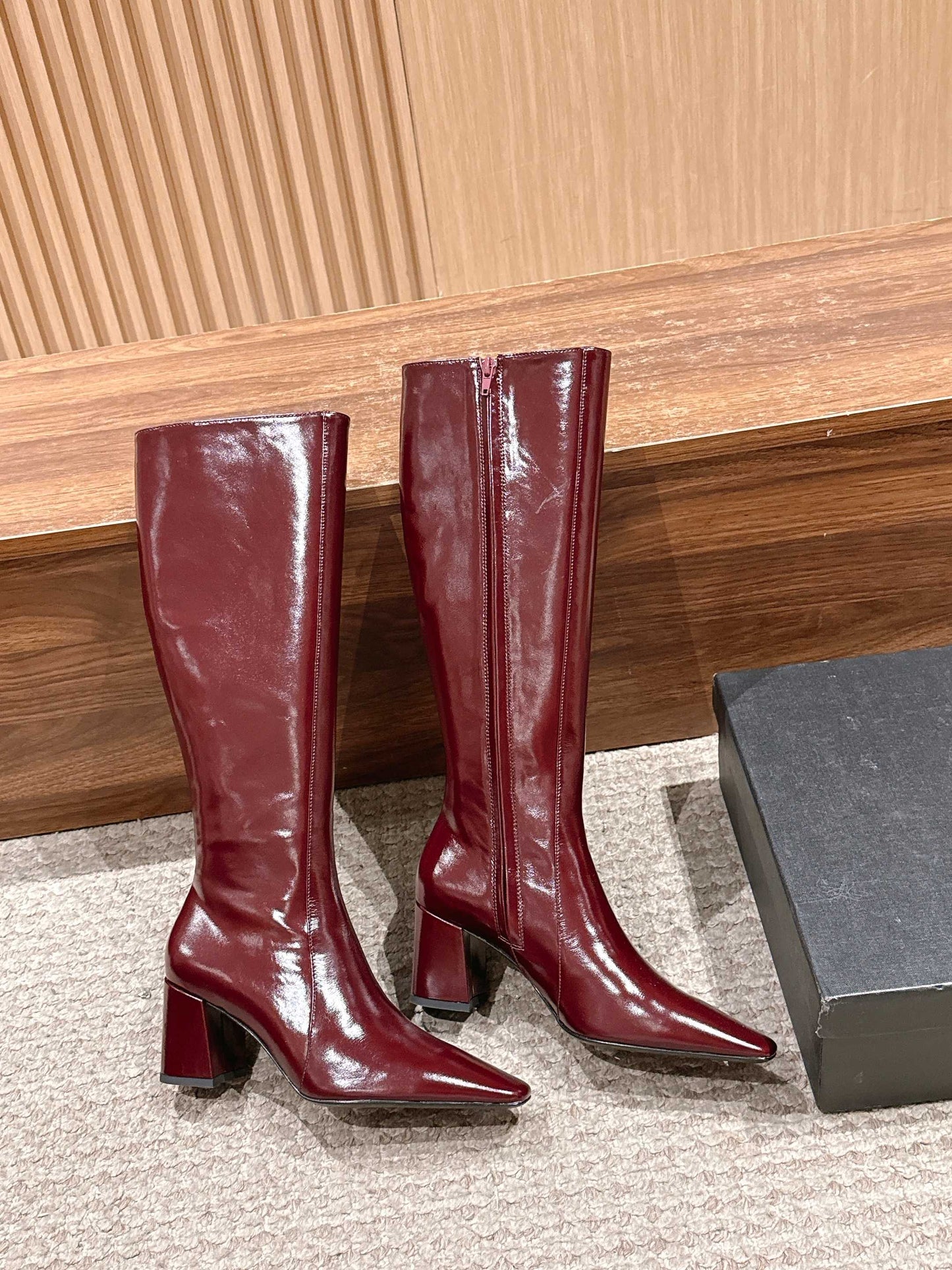 Sain 25fw knee high boots