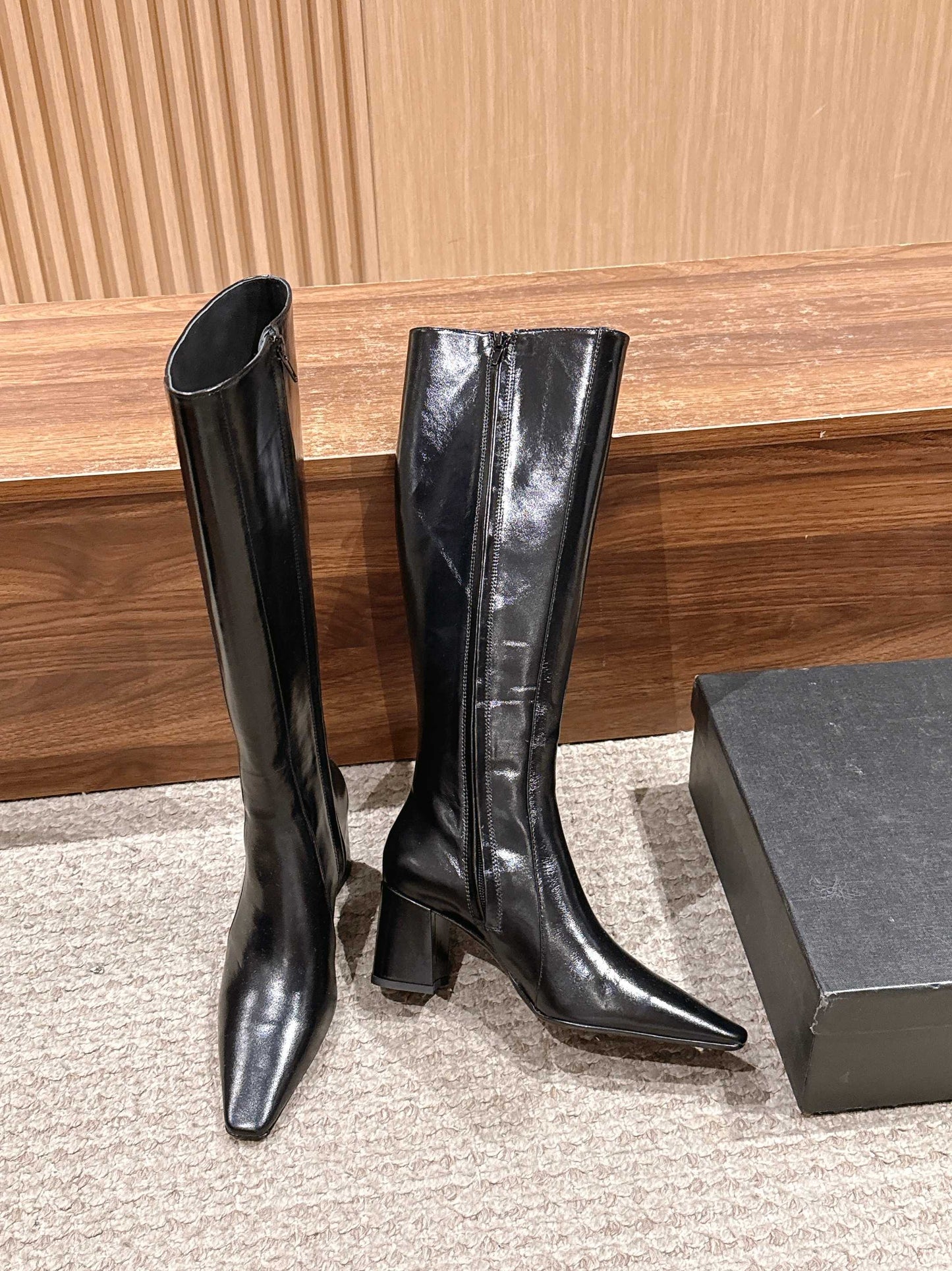 Sain 25fw knee high boots