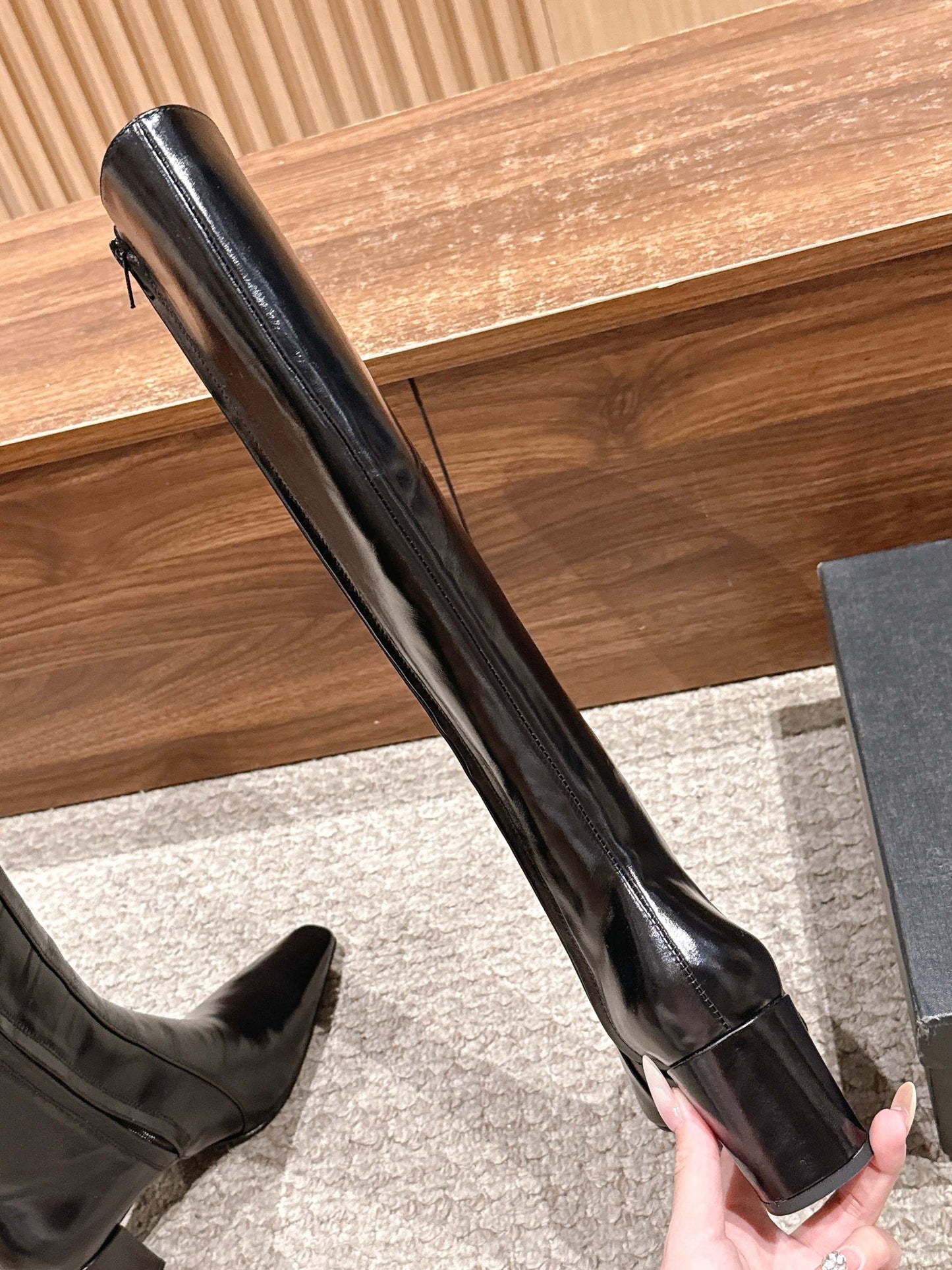 Sain 25fw knee high boots