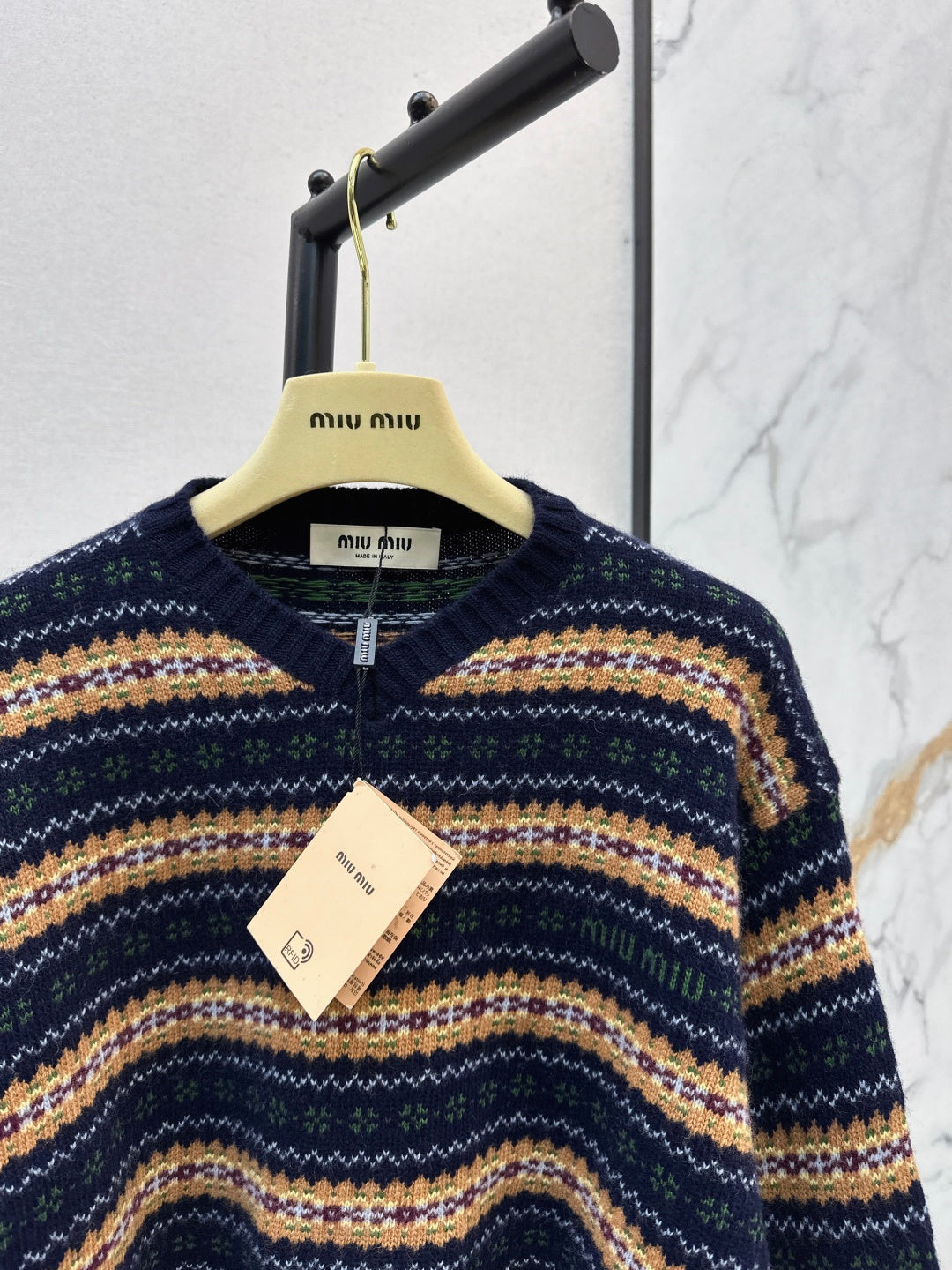 Miu NEW jacquard sweater