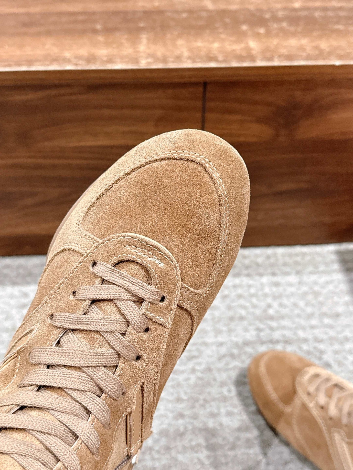 Miu NEW wool boxing boots