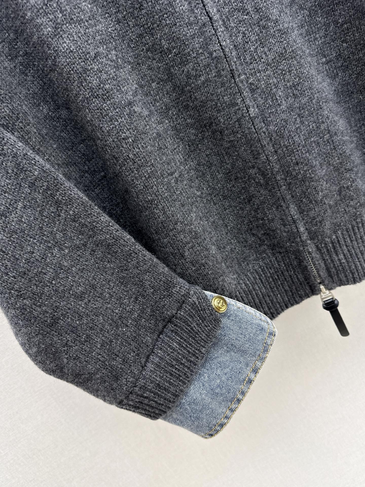 Louis NEW Denim patchwork cardigan