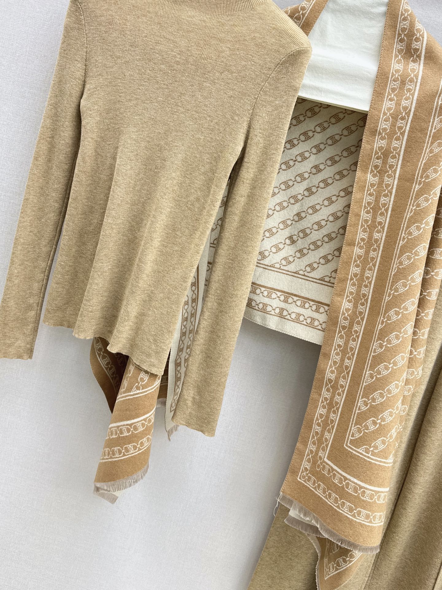 Ce1i NEW Knitted three-piece set