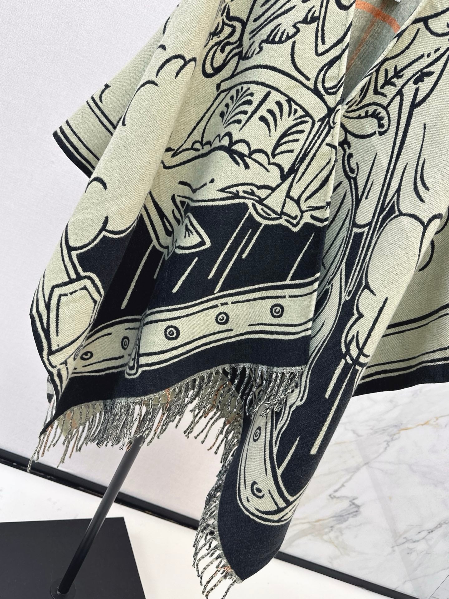 Bur NEW wool shawl cape