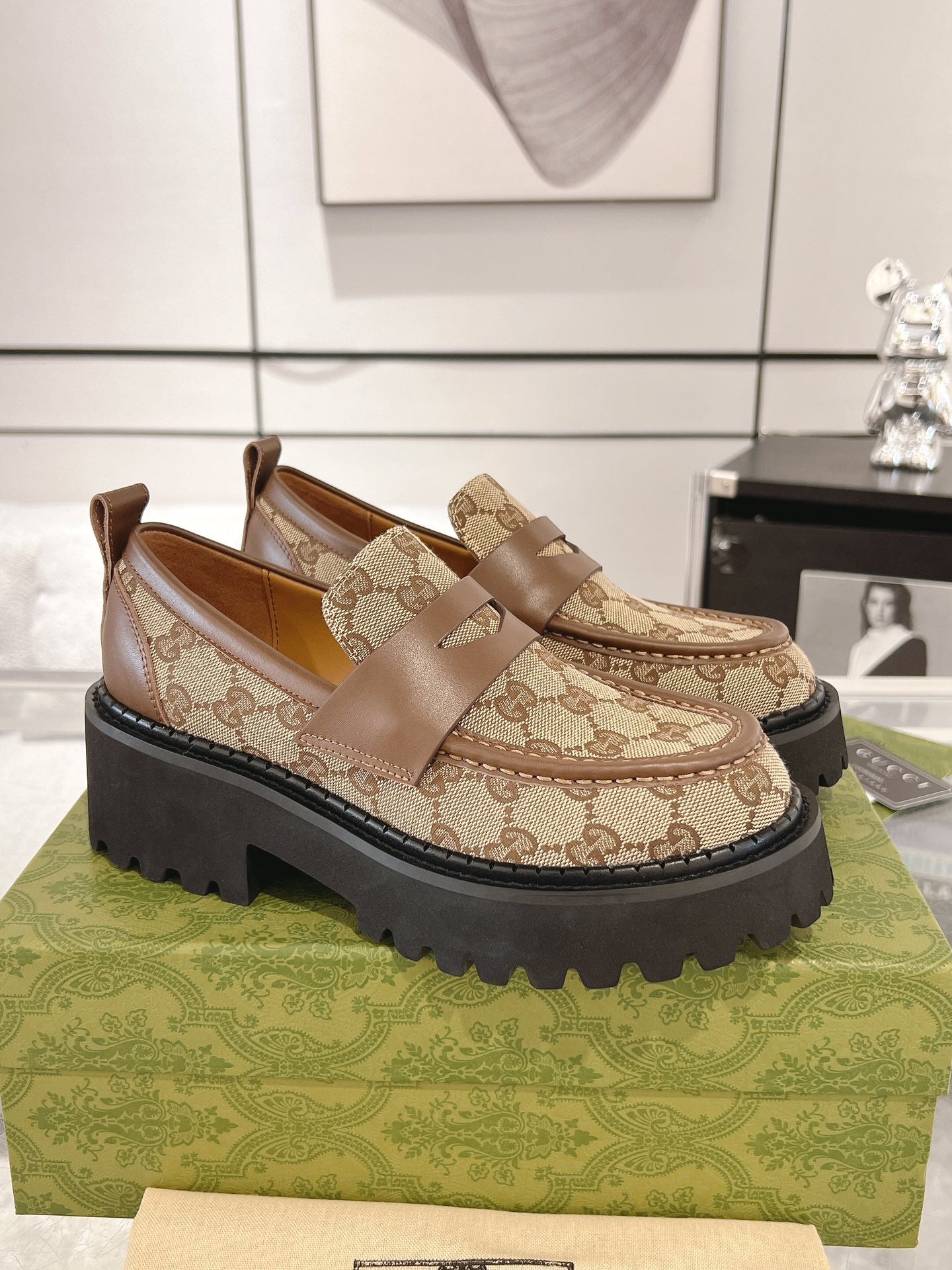 Cucc 25fw platform loafer shoes