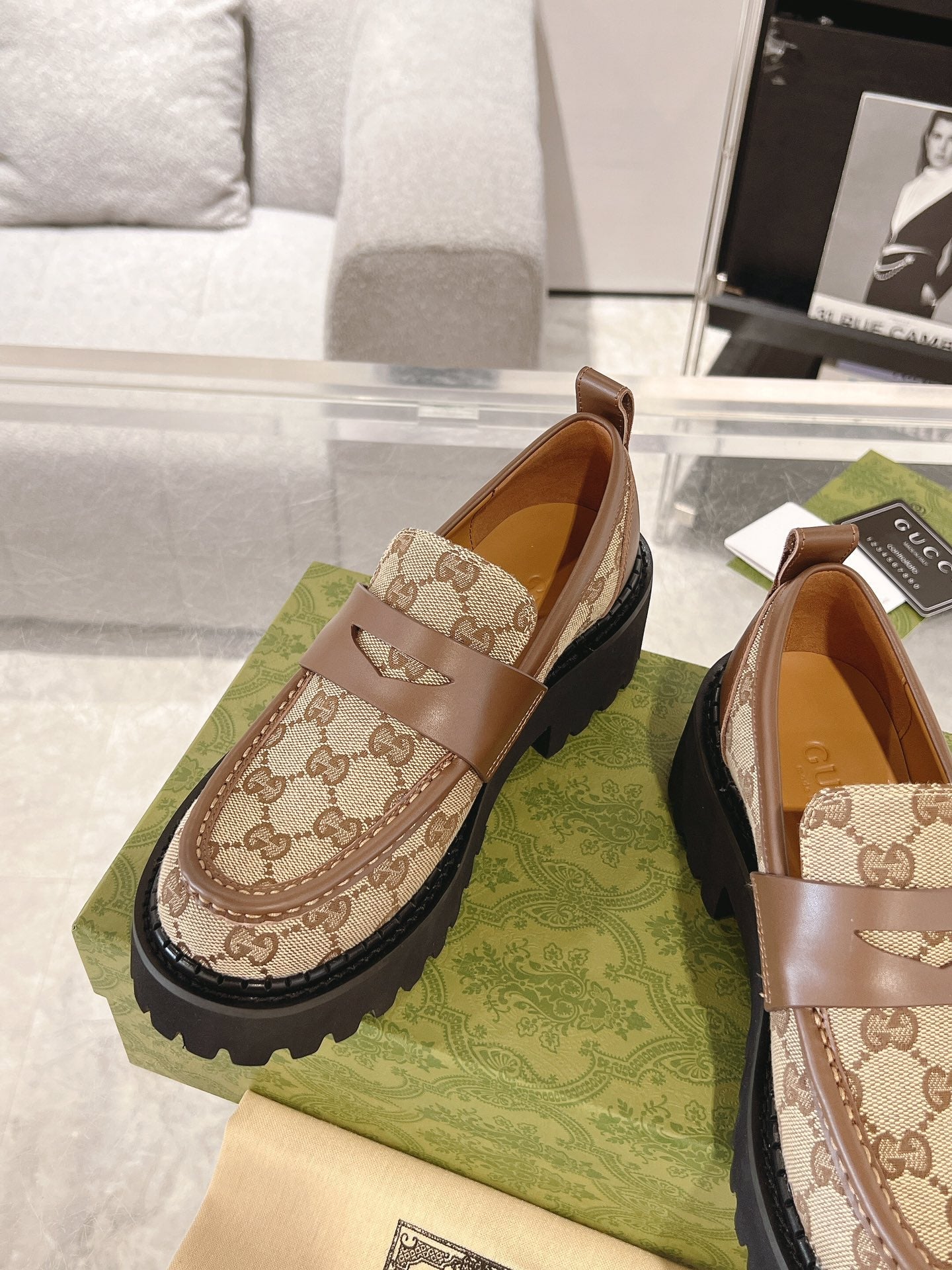 Cucc 25fw platform loafer shoes