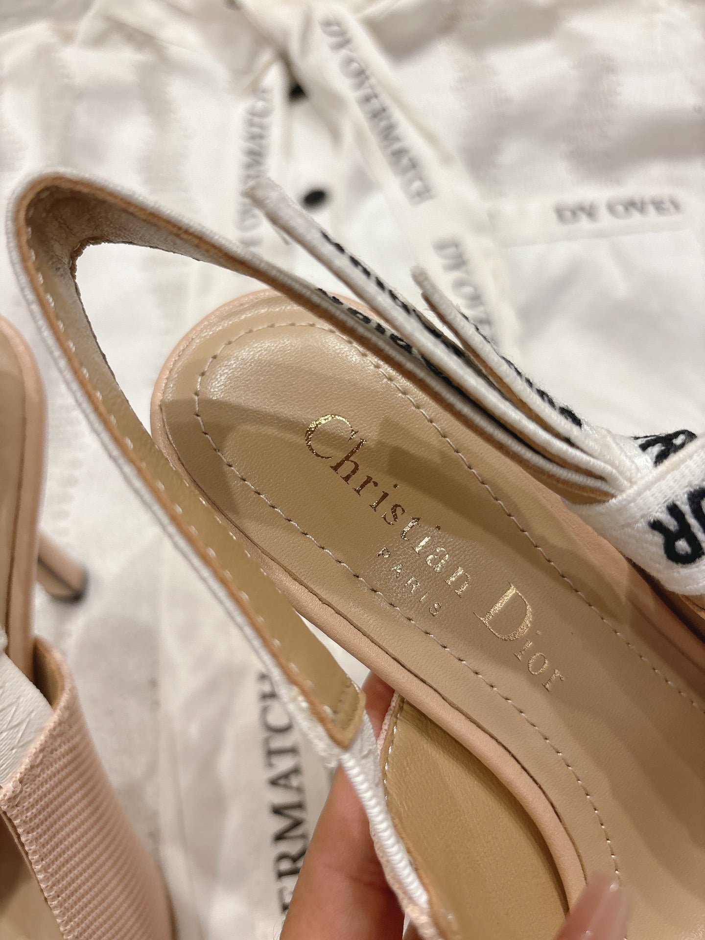 CD 25fw slingback heels