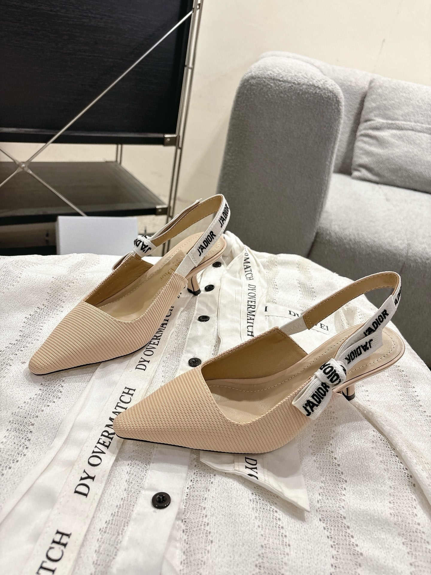 CD 25fw kitten slingback heels