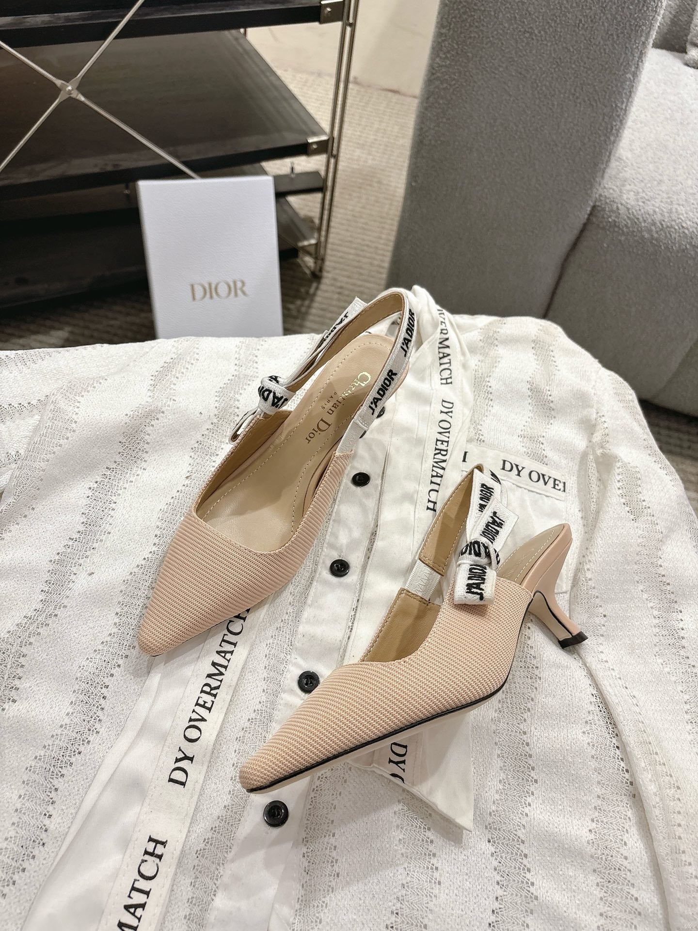 CD 25fw kitten slingback heels