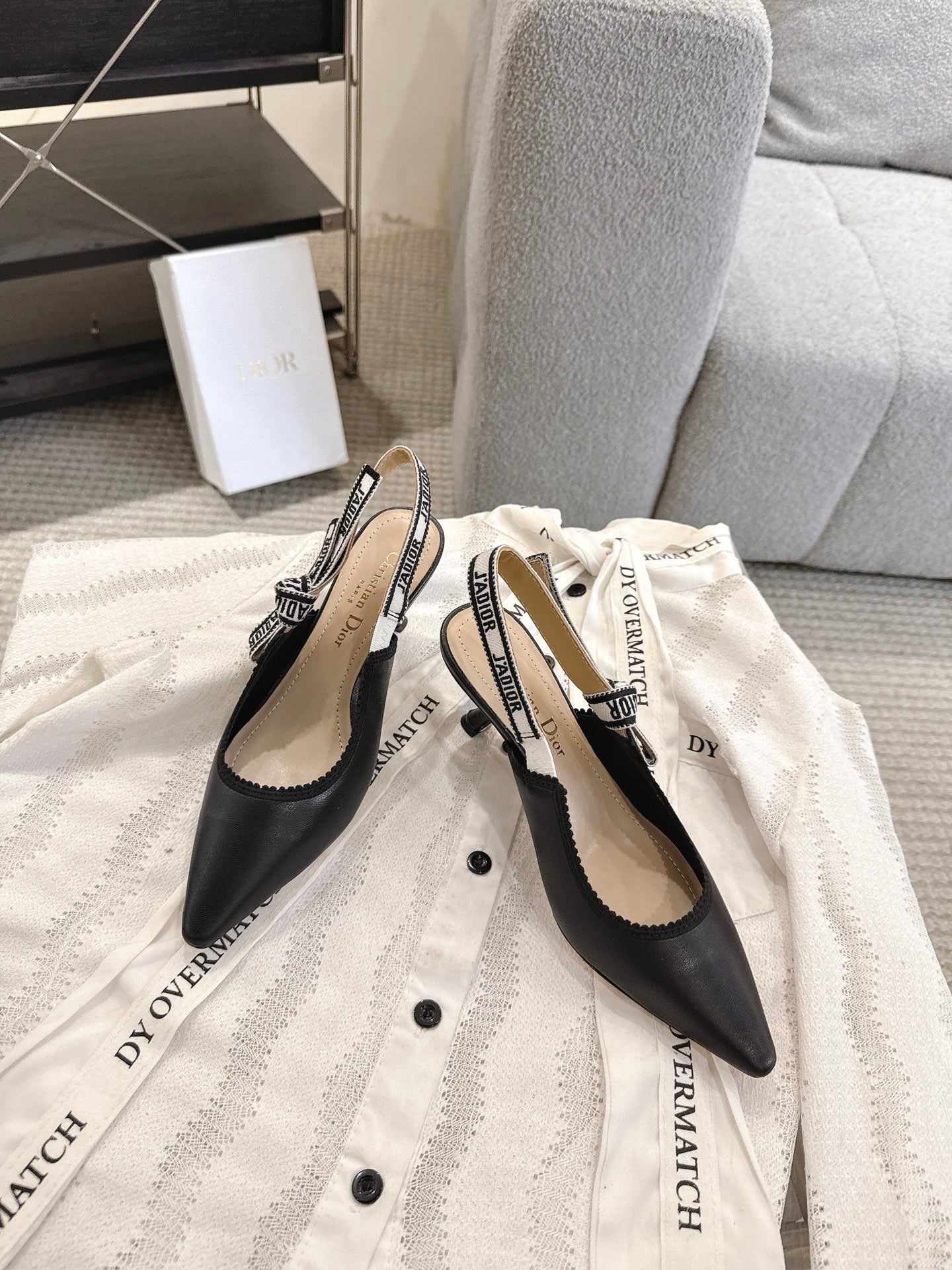 CD 25fw kitten slingback heels