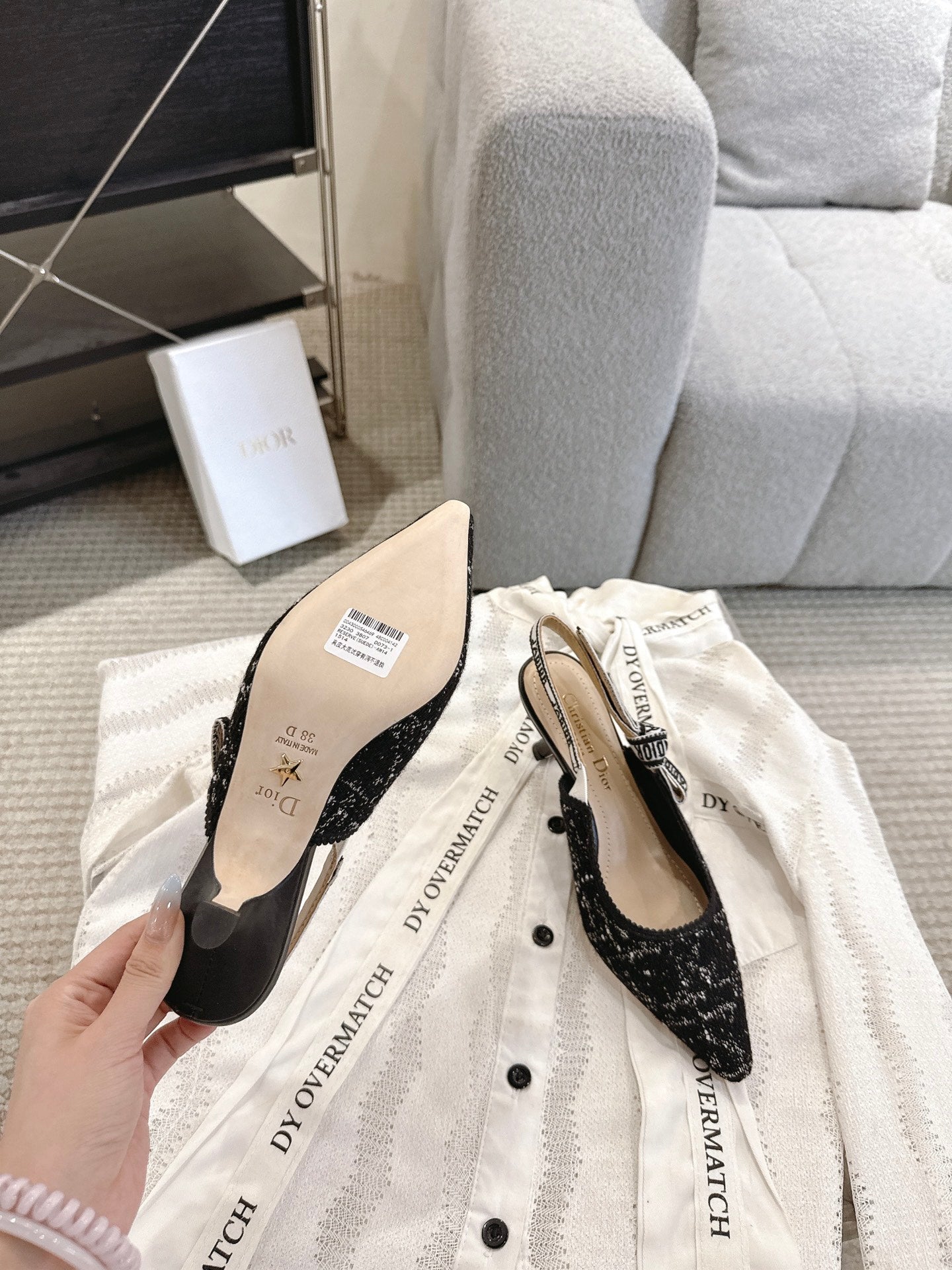 CD 25fw kitten slingback heels