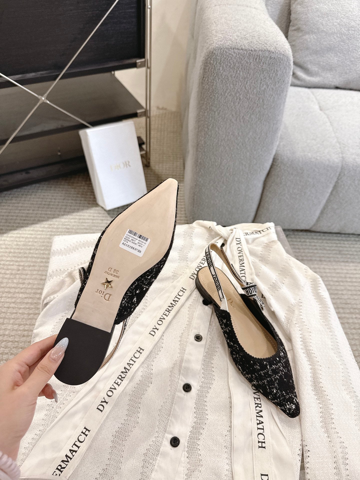 CD 25fw slingback flats