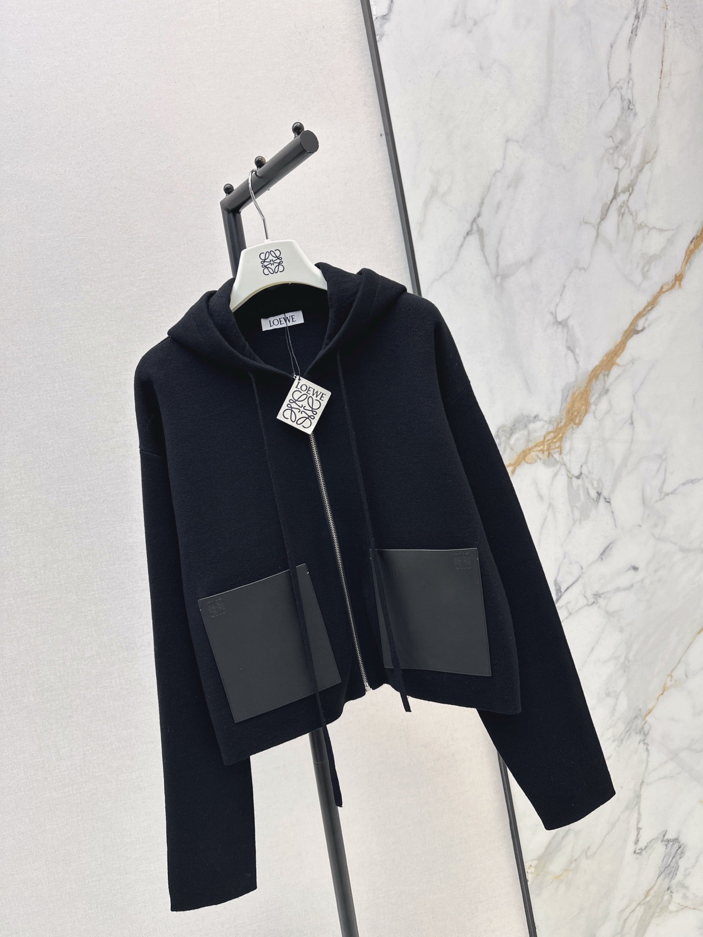 Loe NEW Zipper wool cardigan