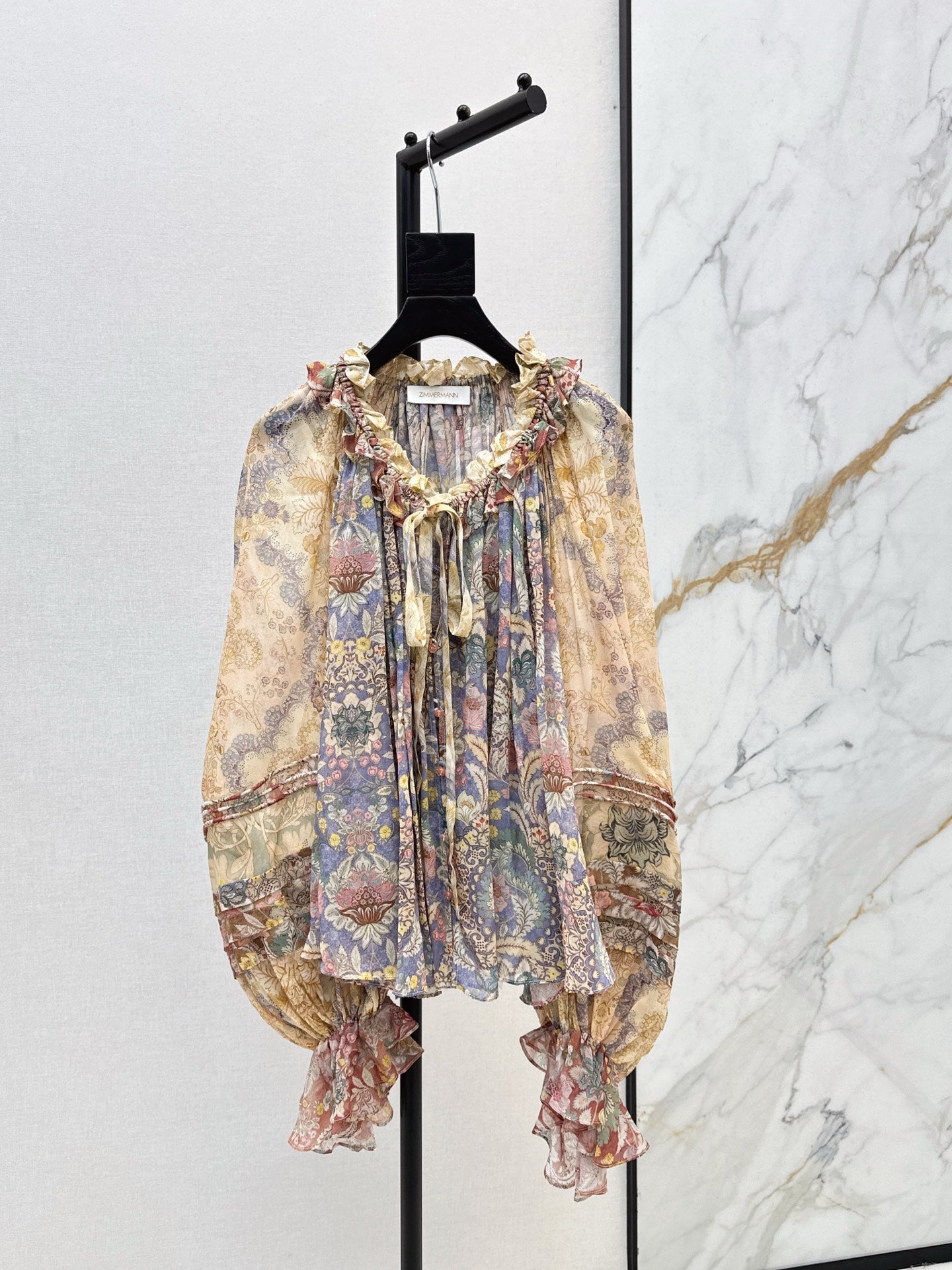 Zimm NEW Printed silk shirt