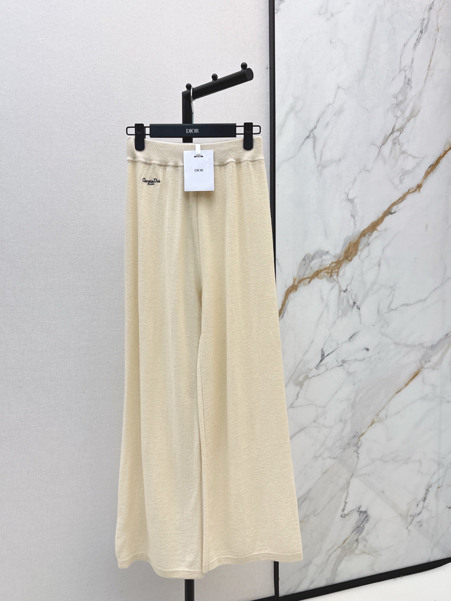 CD NEW Cashmere wide-leg pants