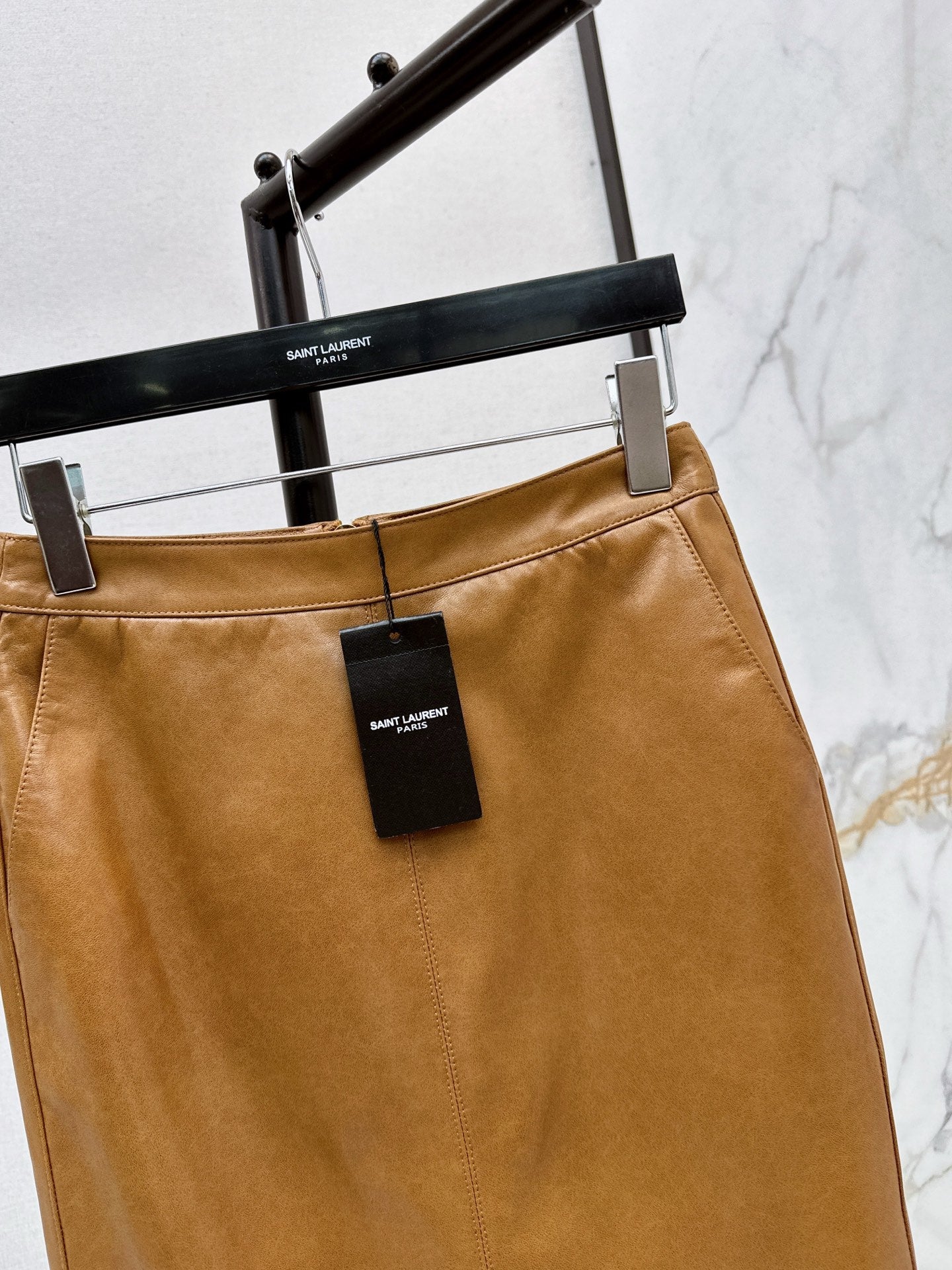 Sanit NEW Lambskin skirt