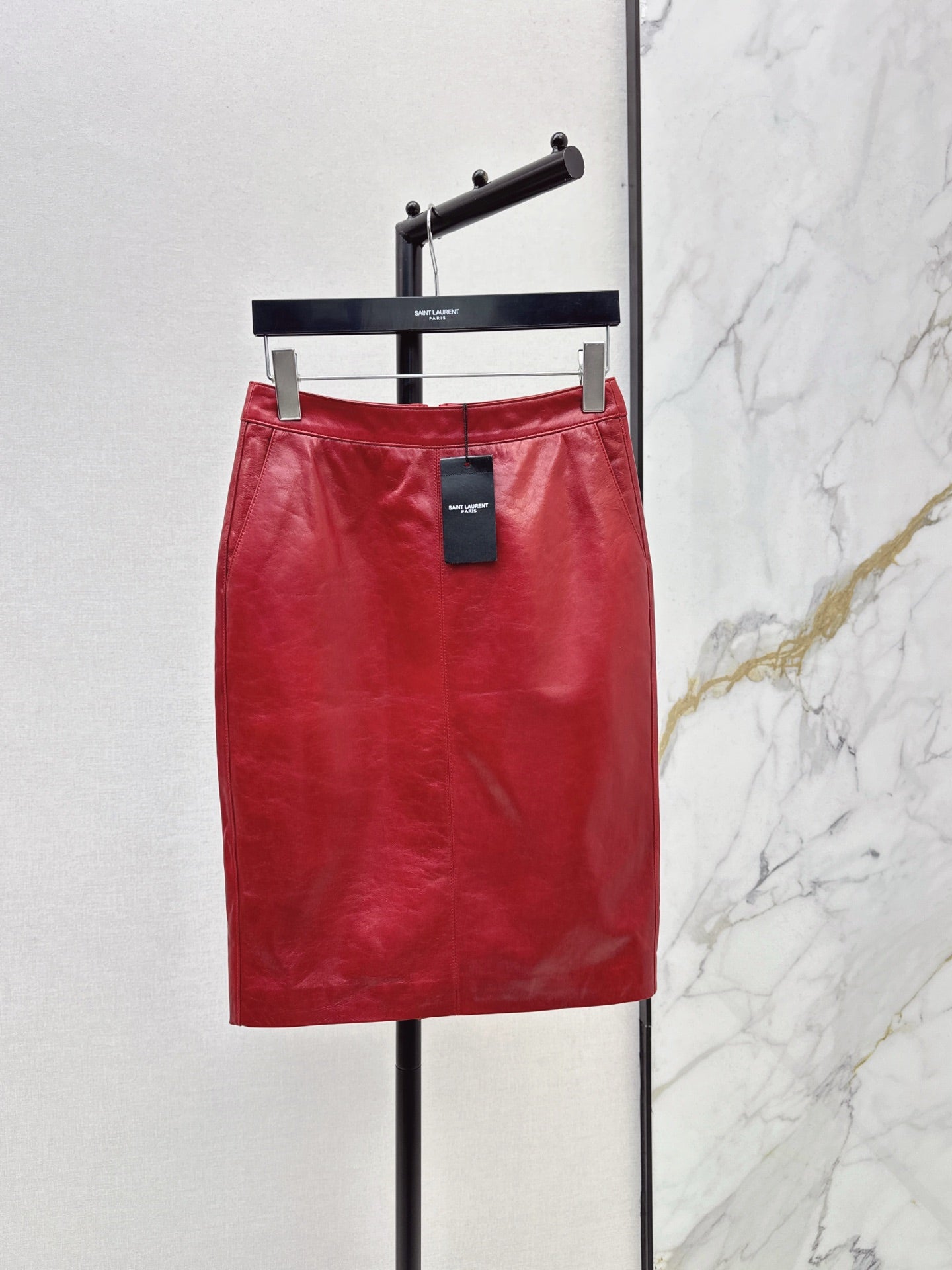Sanit NEW Lambskin skirt