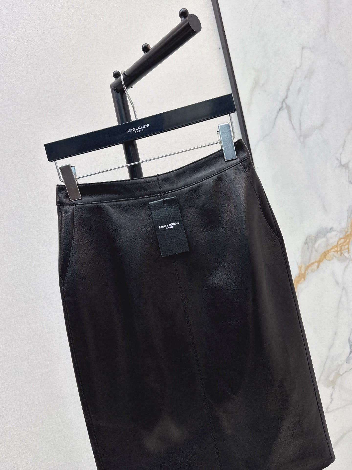 Sanit NEW Lambskin skirt