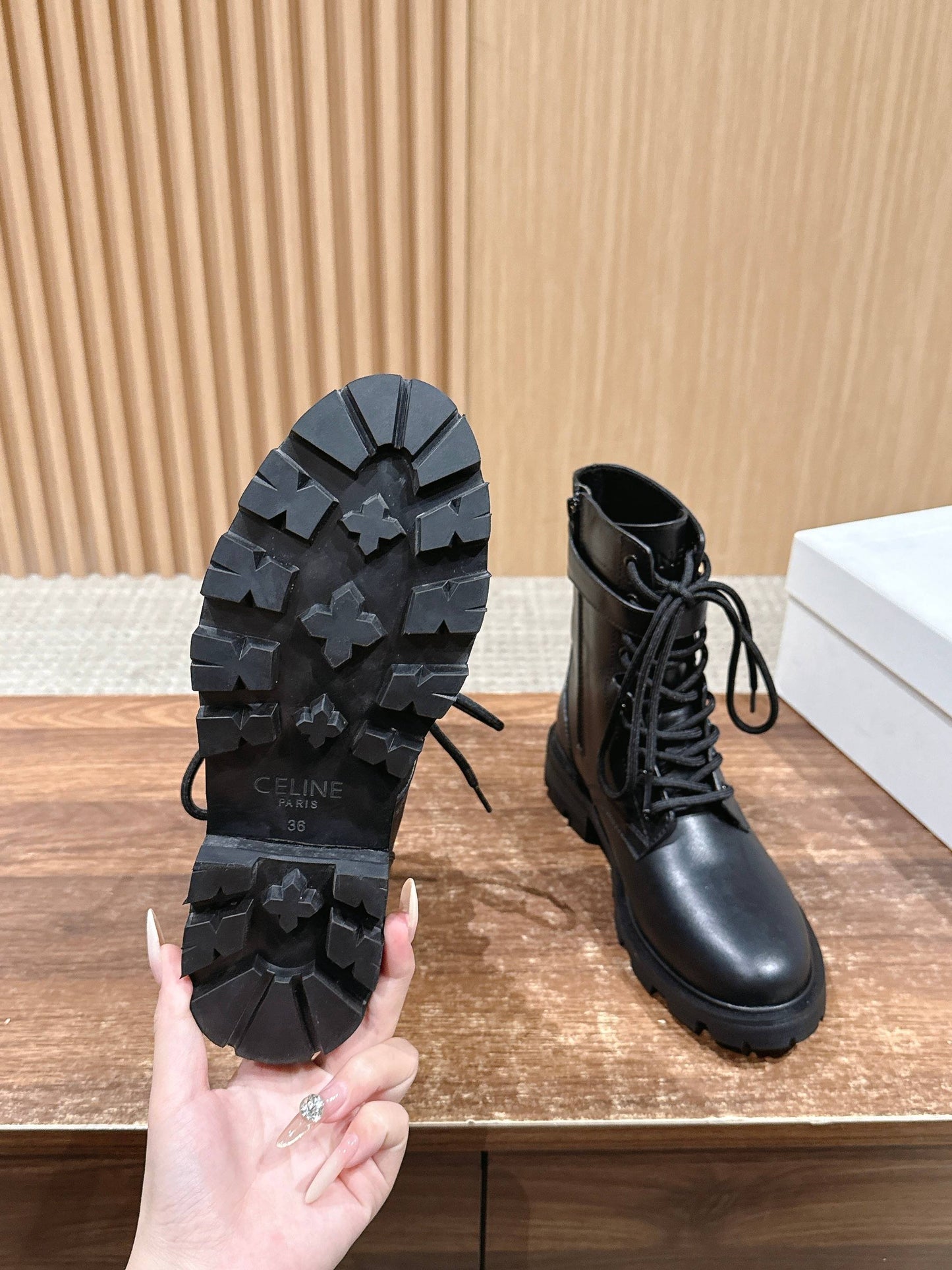 Celi 25fw combat boots