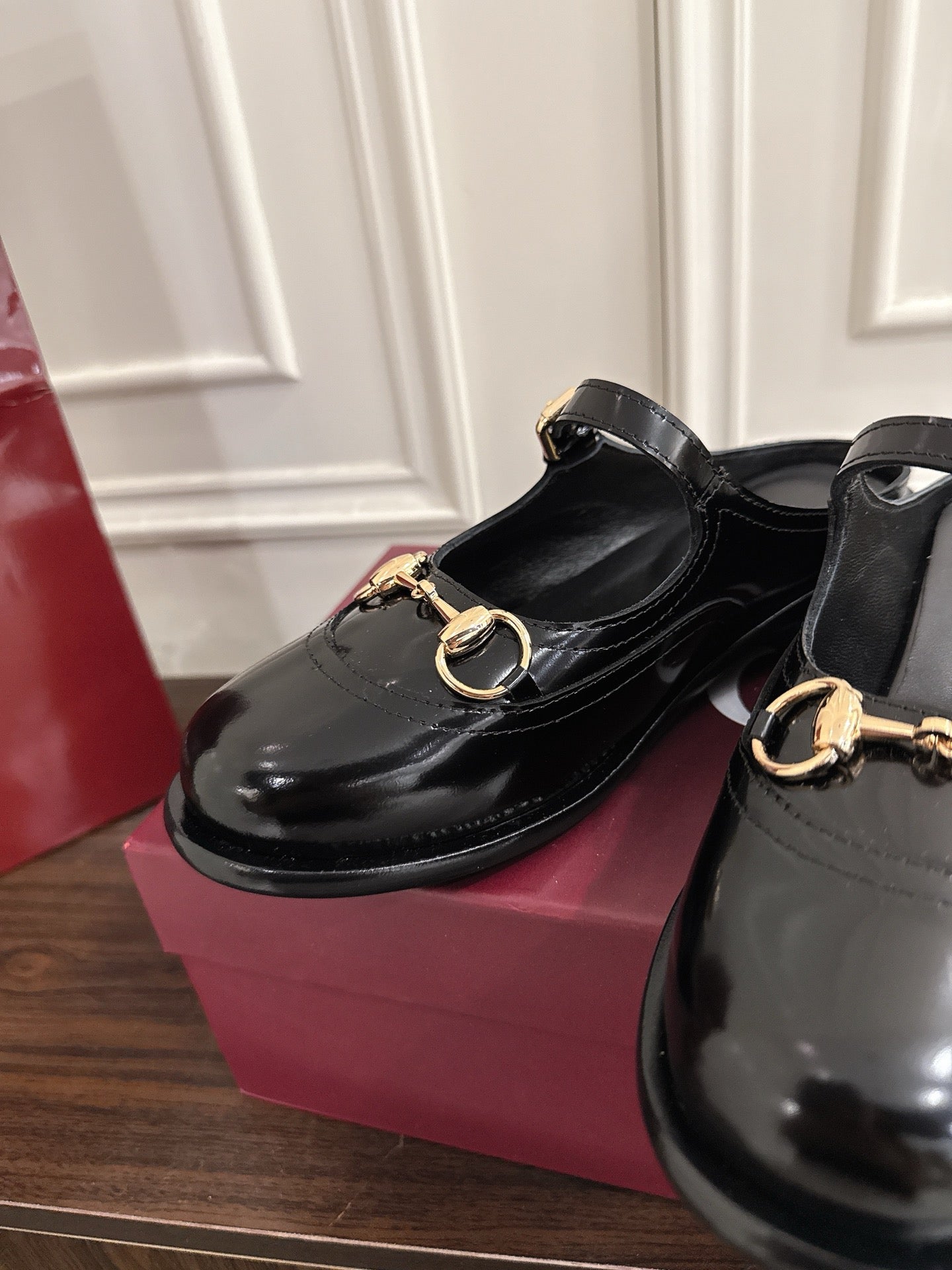 Guc 25fw mary jane mules shoes