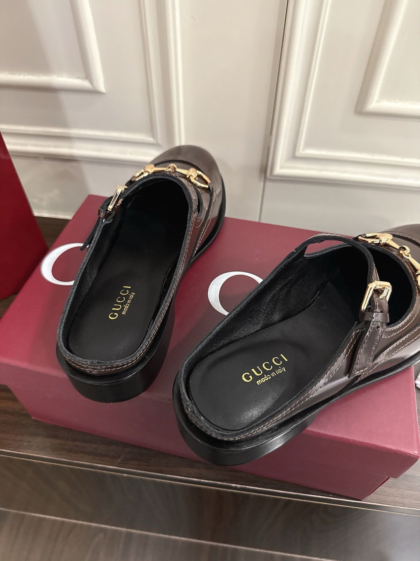 Guc 25fw mary jane mules shoes