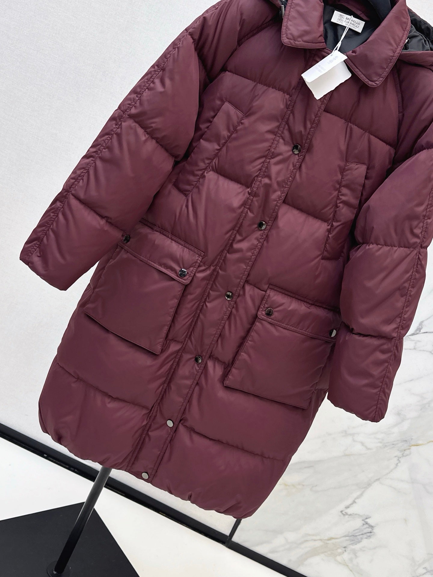 Brune NEW Hooded down jacket