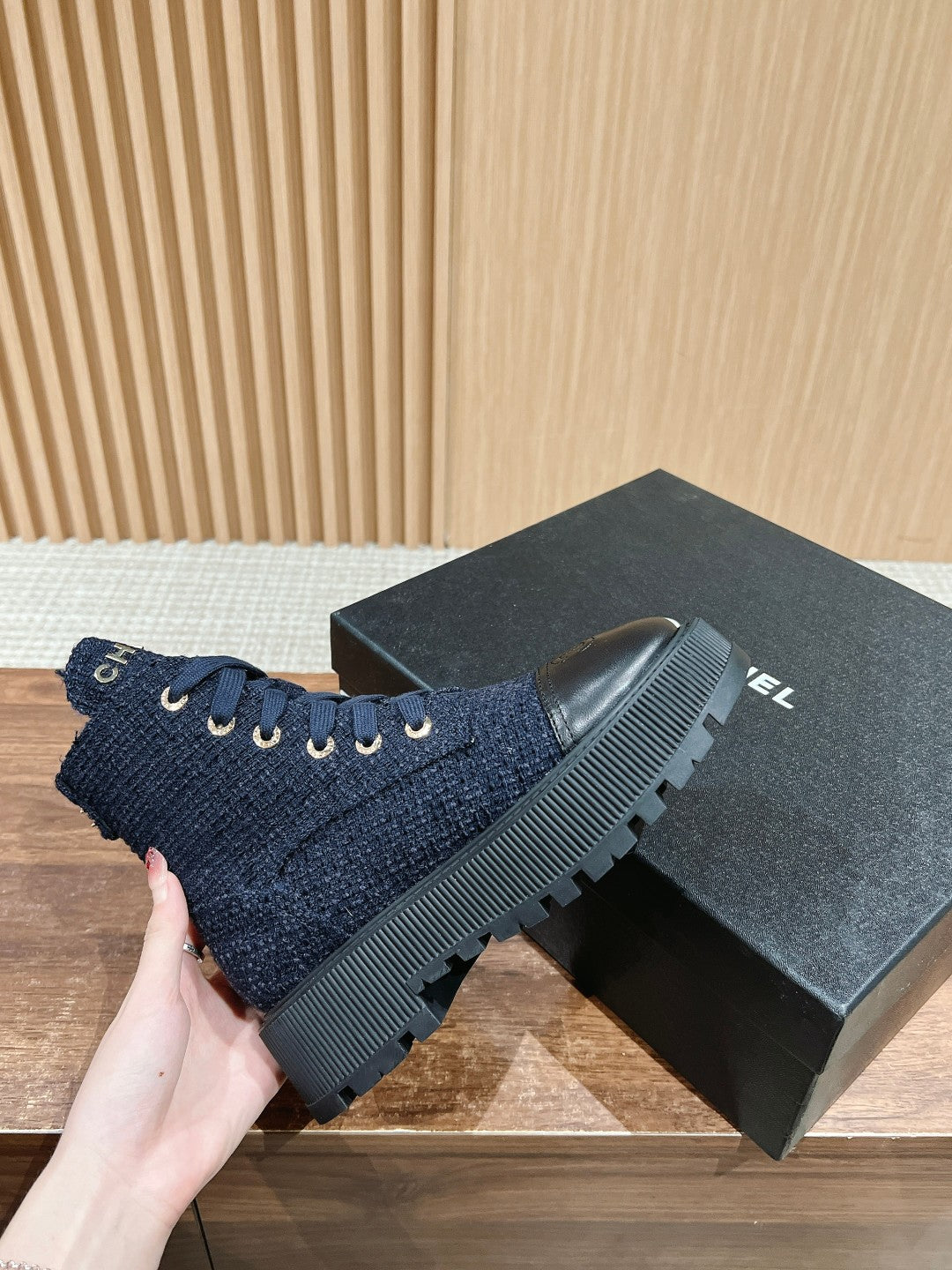 Chan 25fw ankle boots