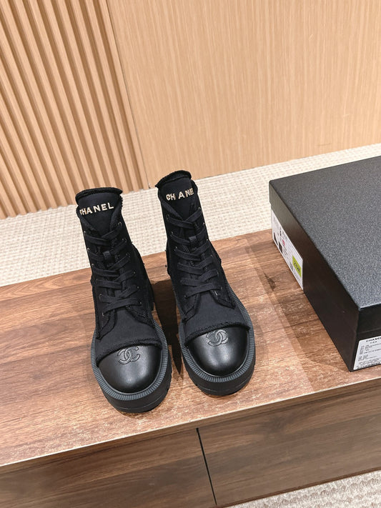 Chan 25fw ankle boots