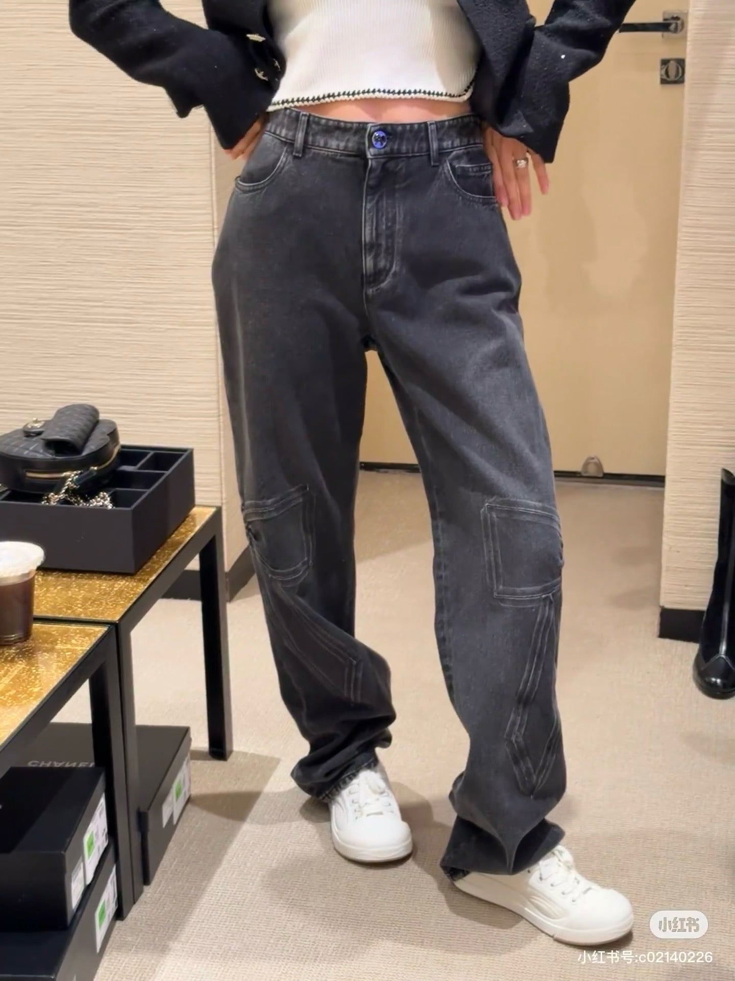 Chan NEW Workwear-style jeans