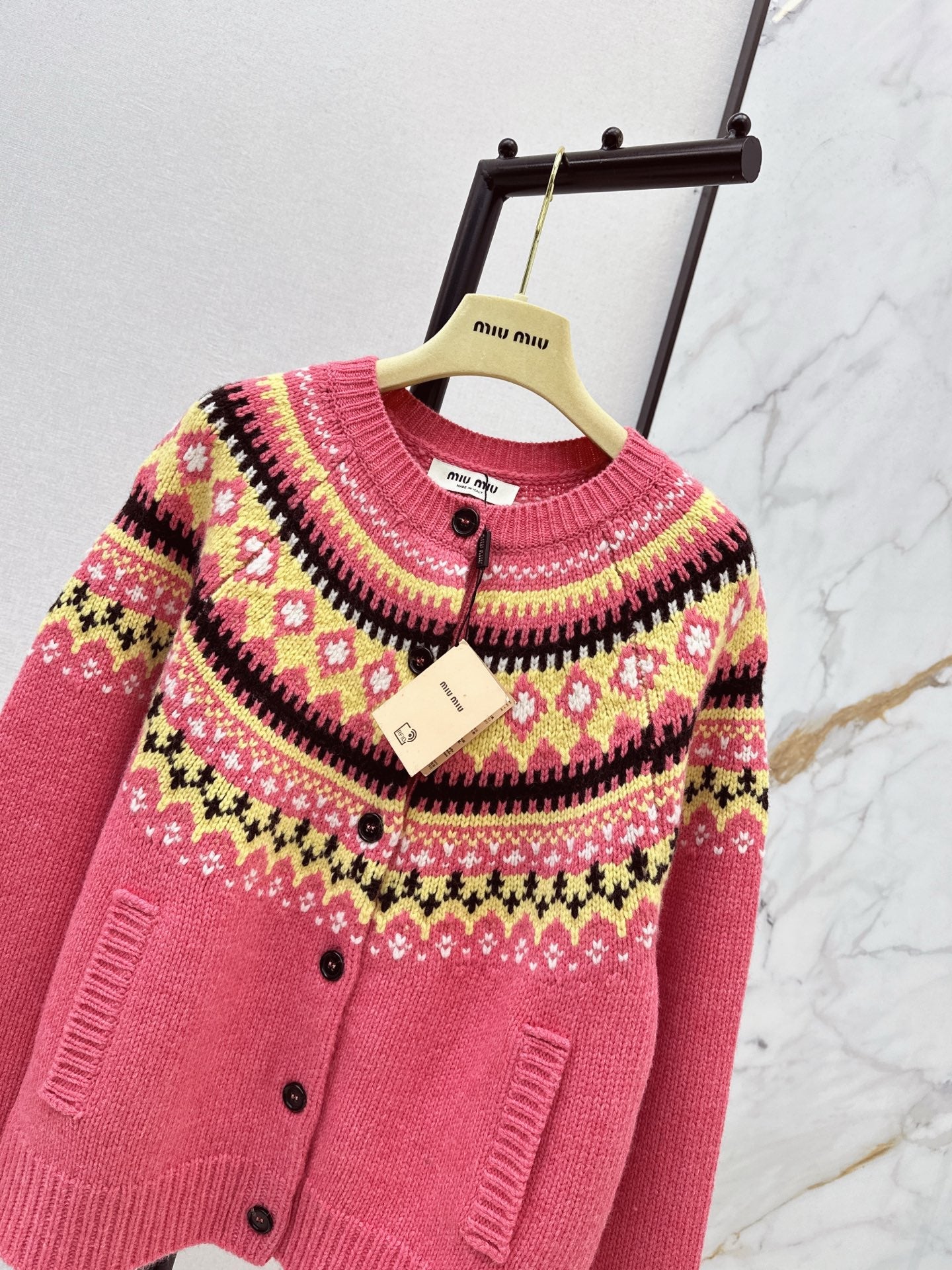 Miu NEW Jacquard cardigan