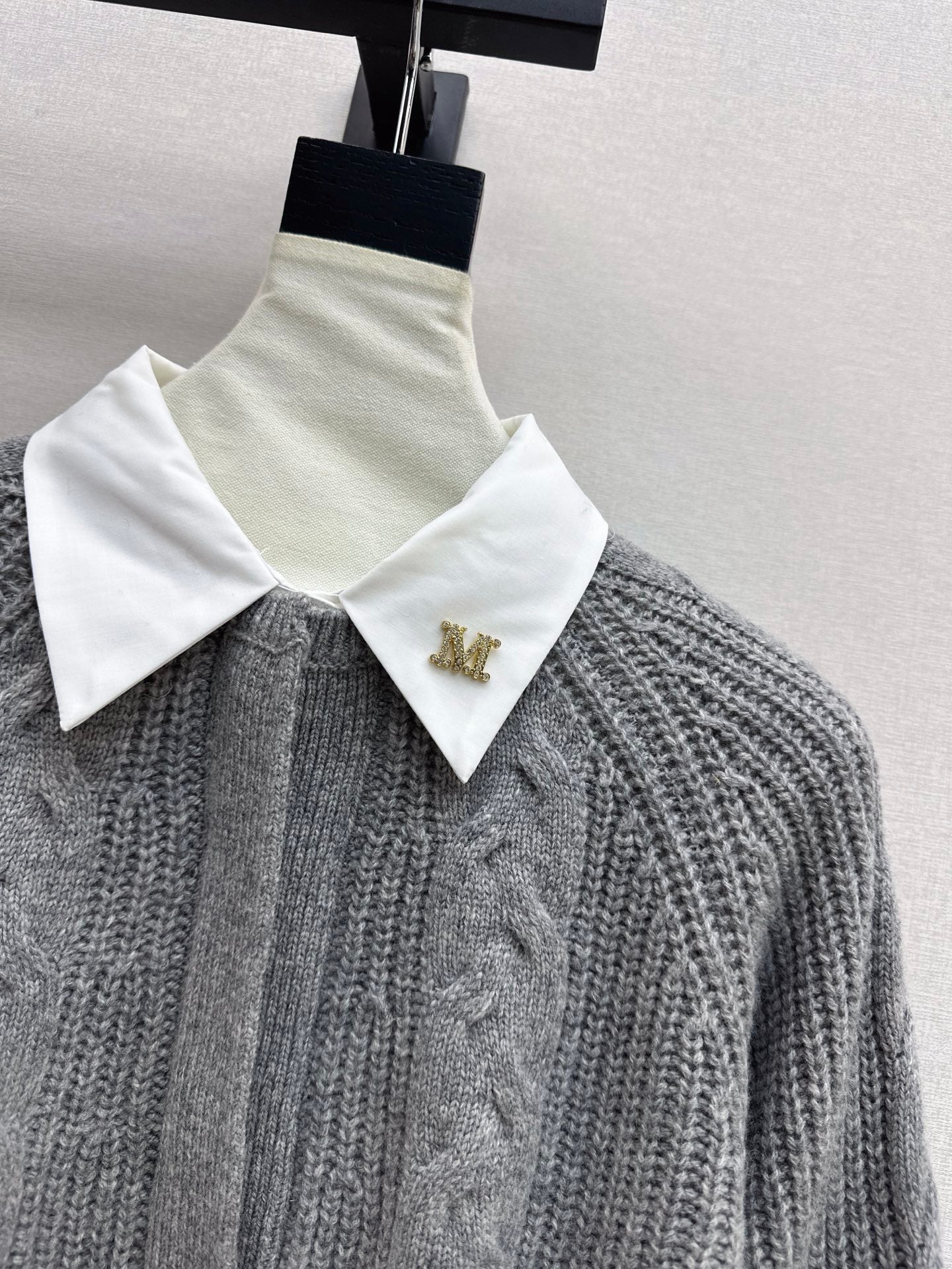 Max NEW Knitted Faux Two-Piece Sweater