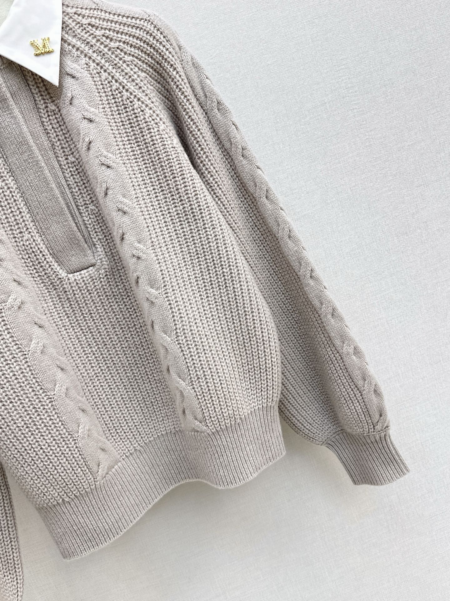 Max NEW Knitted Faux Two-Piece Sweater