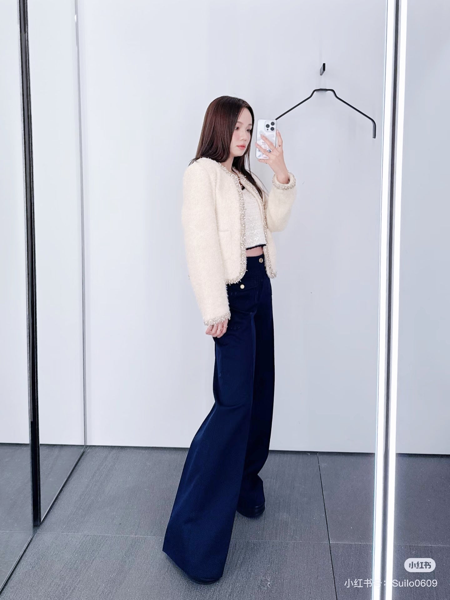 Ce1i NEW Beaded woven jacket