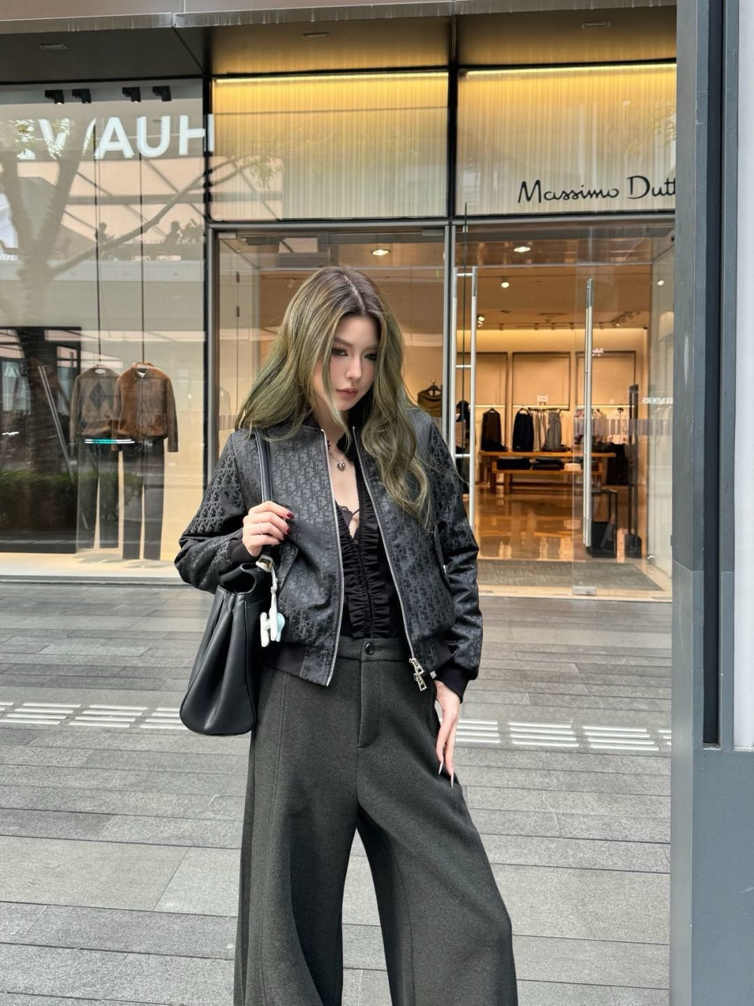 CD NEW Jacquard quilted jacket