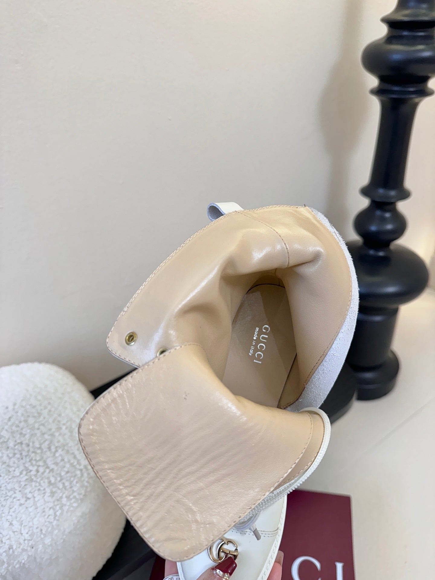 Gucc 25fw combat boots