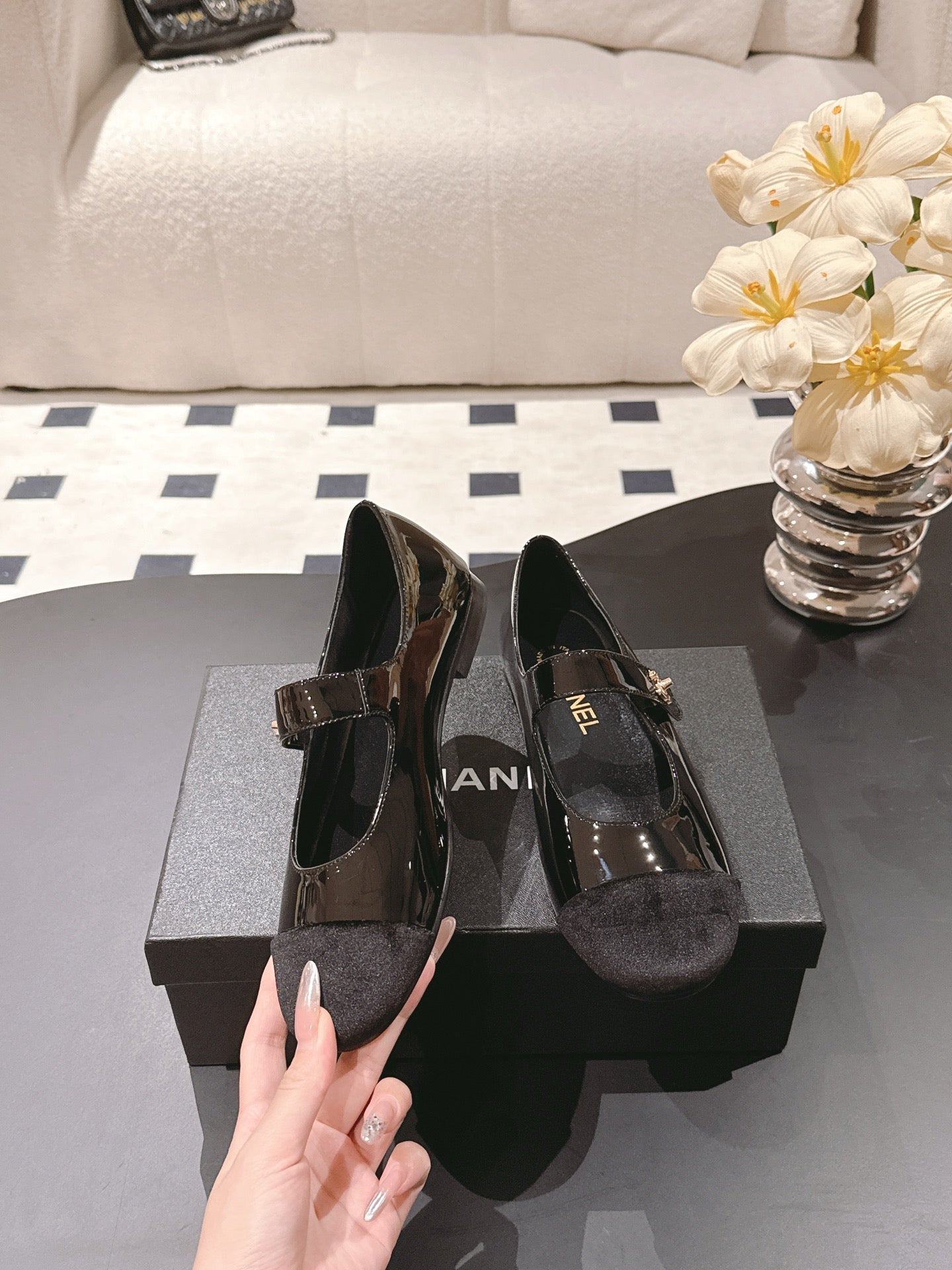 Chan 25fw mary jane flats