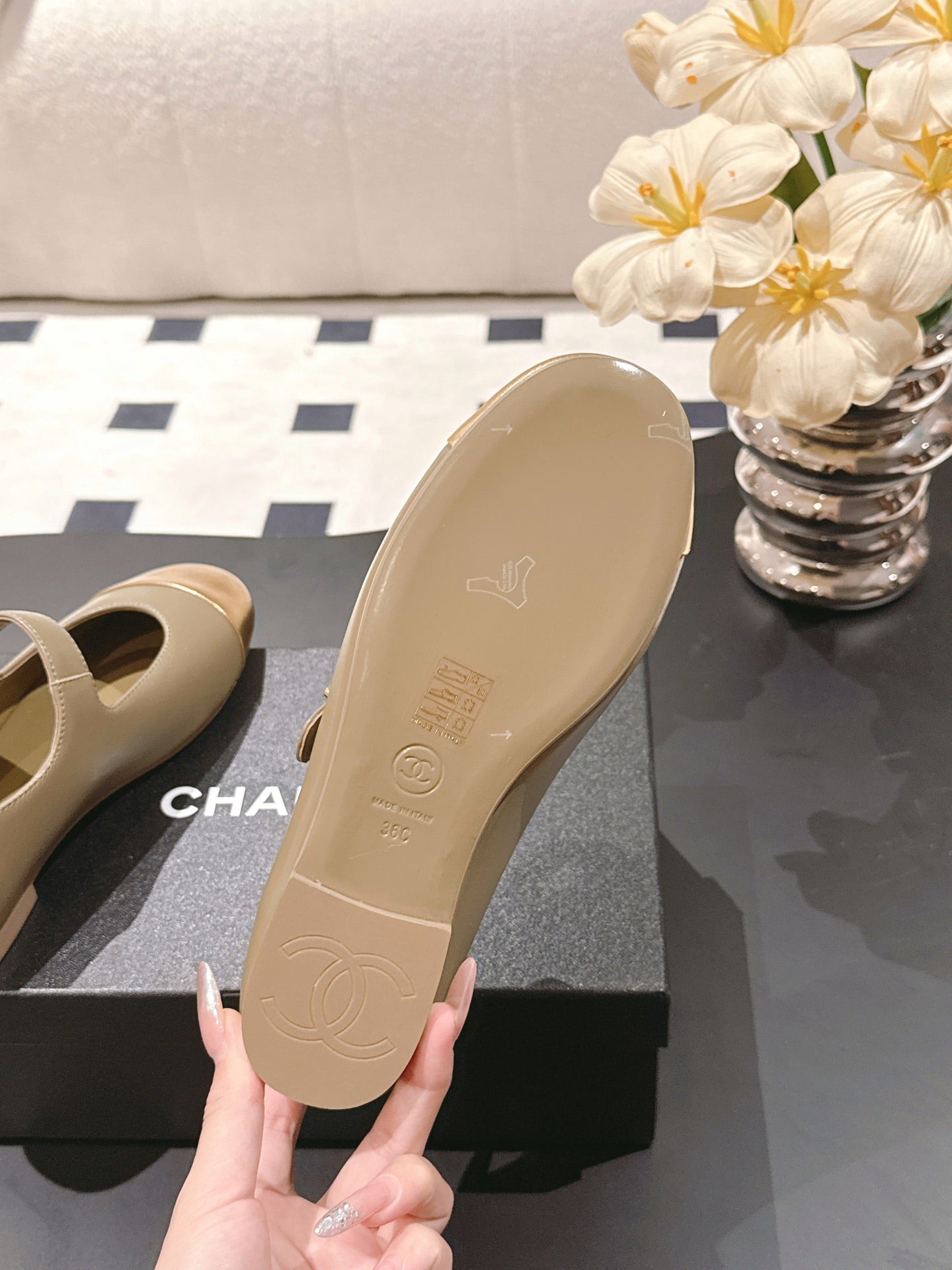 Chan 25fw mary jane flats