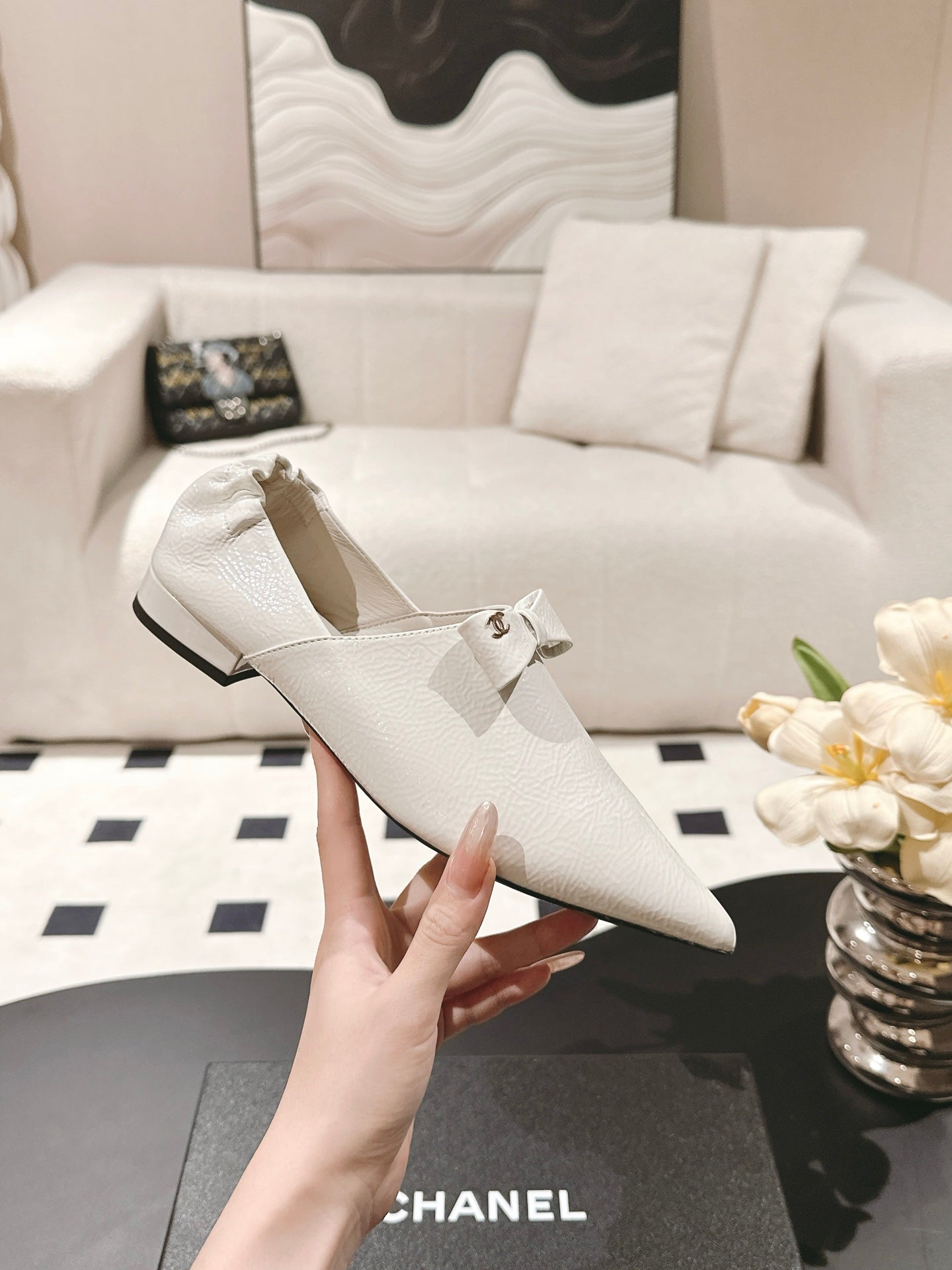 Chan 25fw mary jane flats