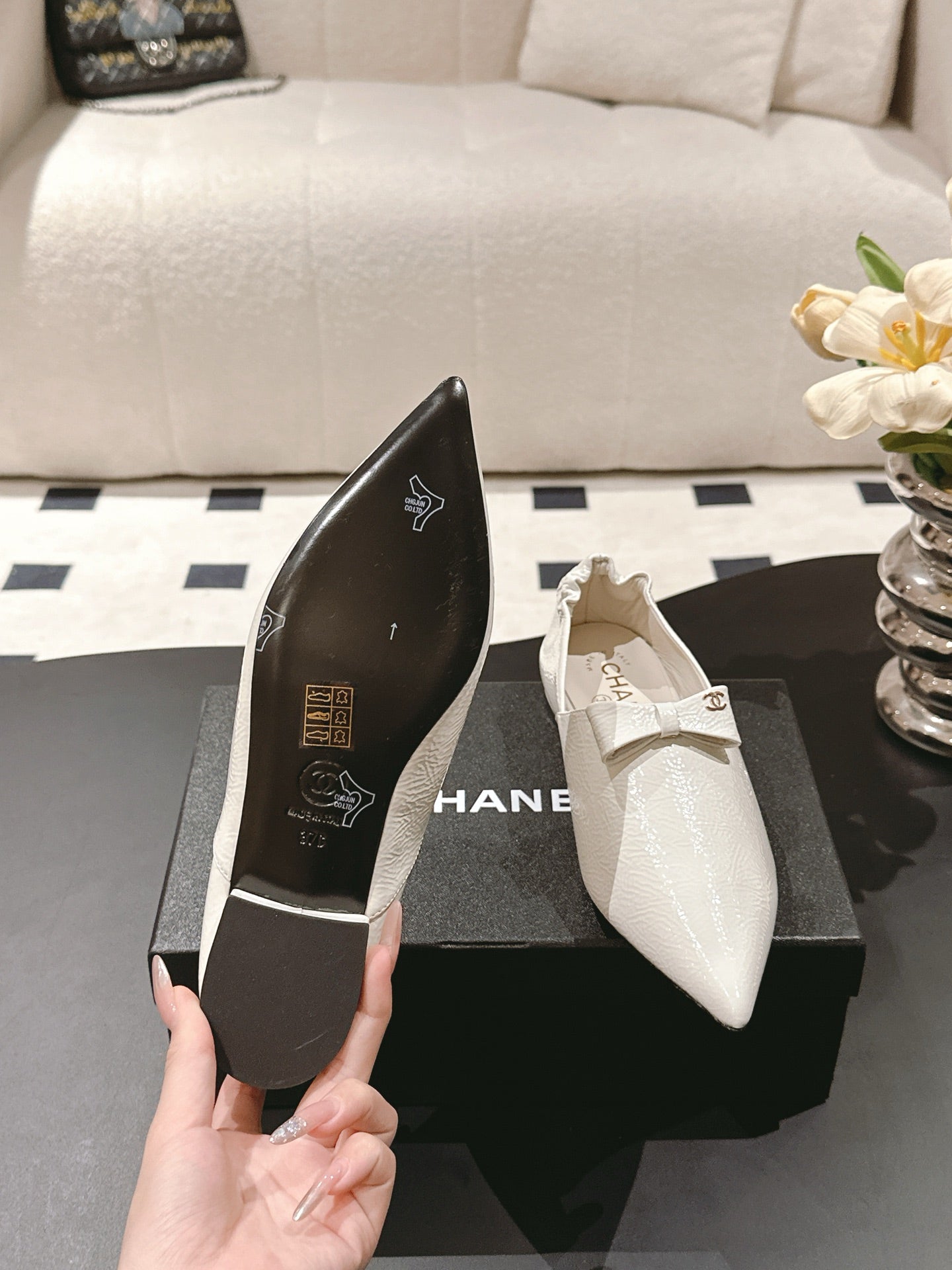 Chan 25fw mary jane flats