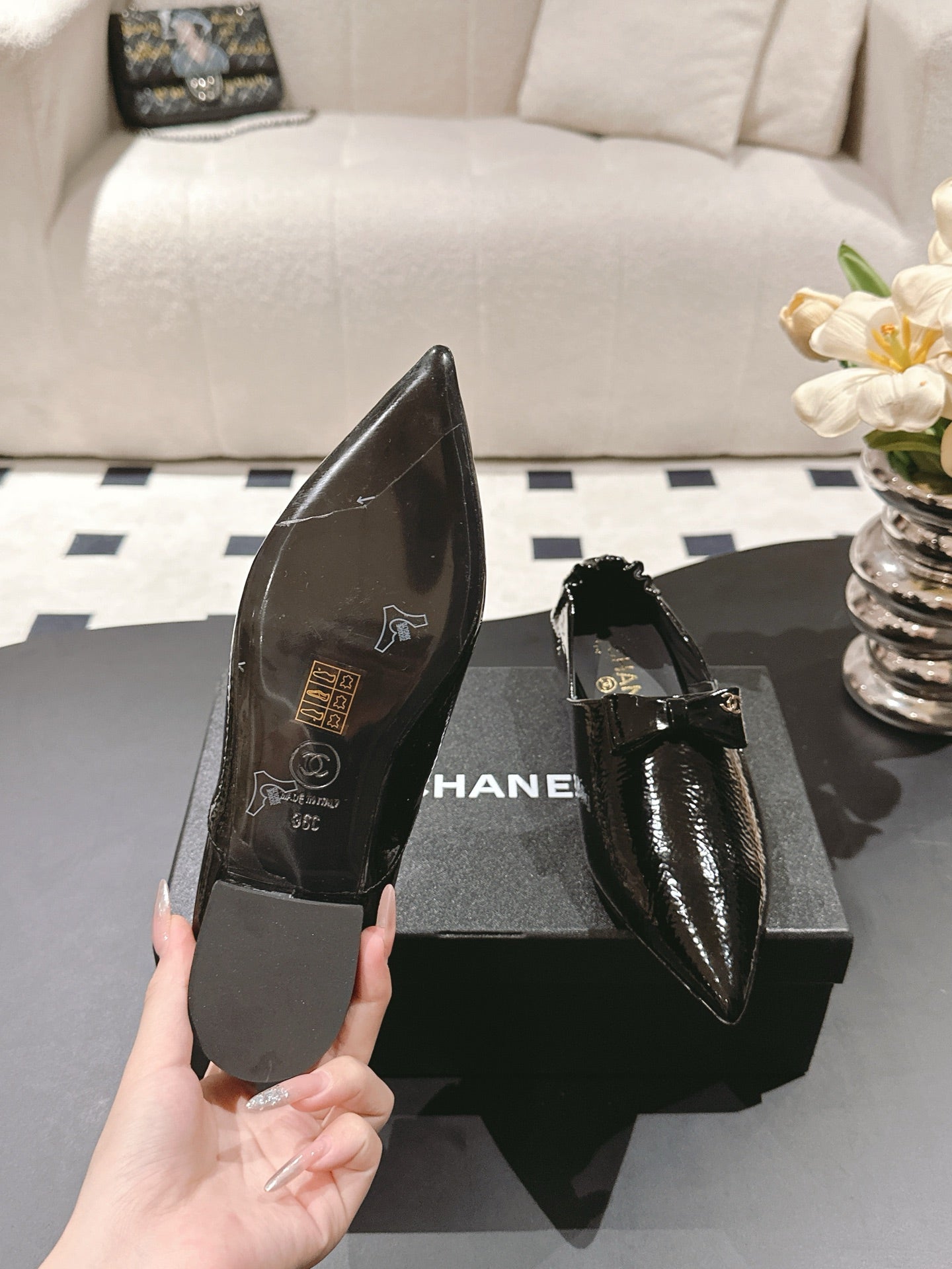 Chan 25fw mary jane flats