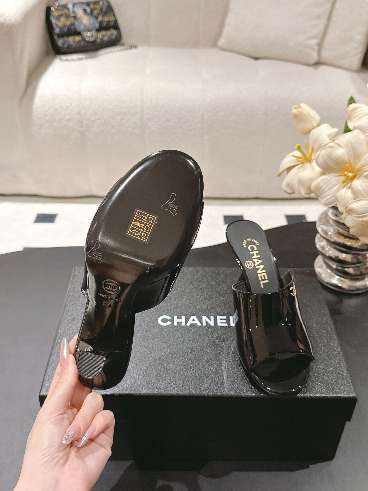 Chan 25fw heels sandals