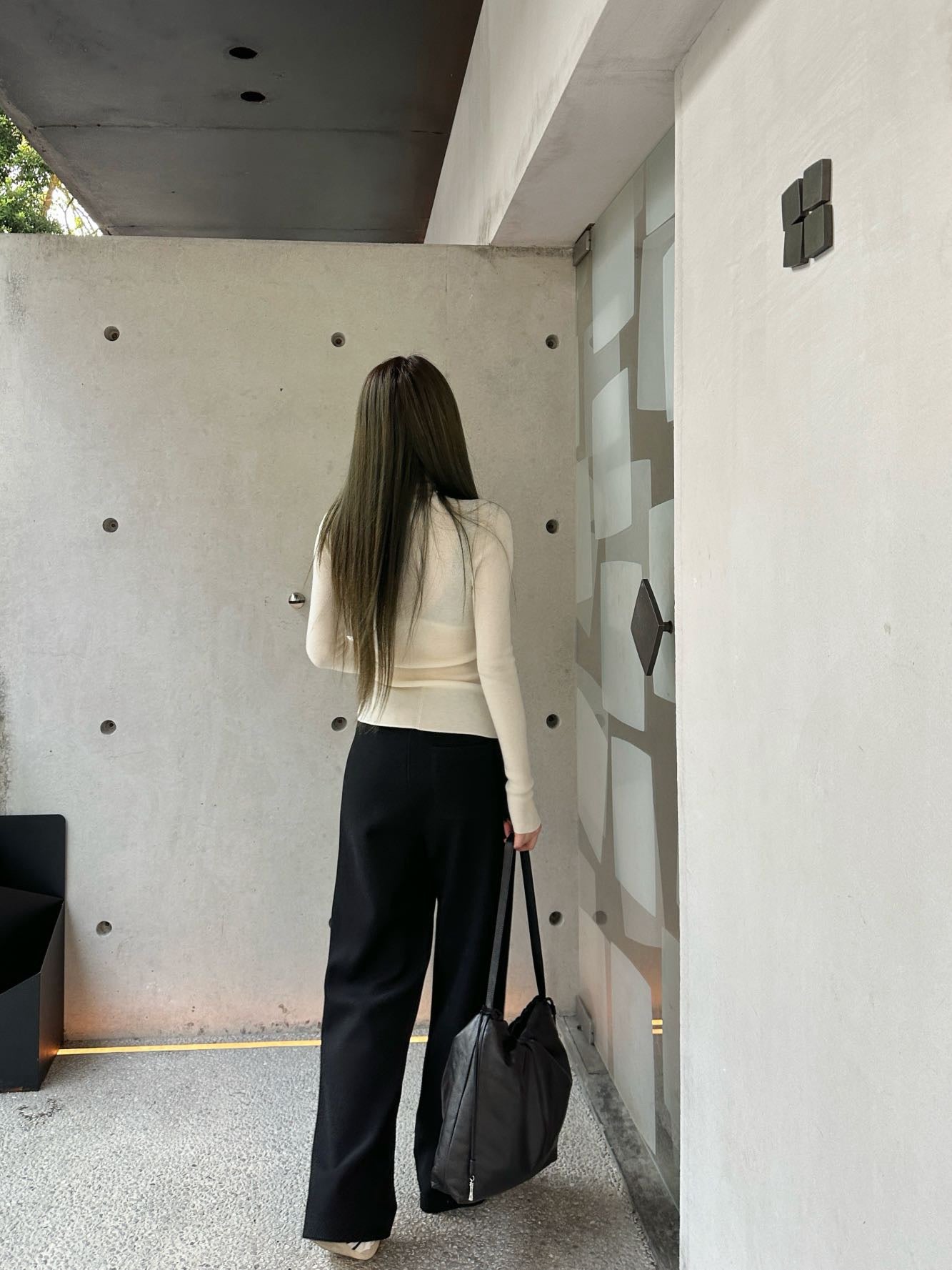 Chan NEW Wool Wide-Leg Pants